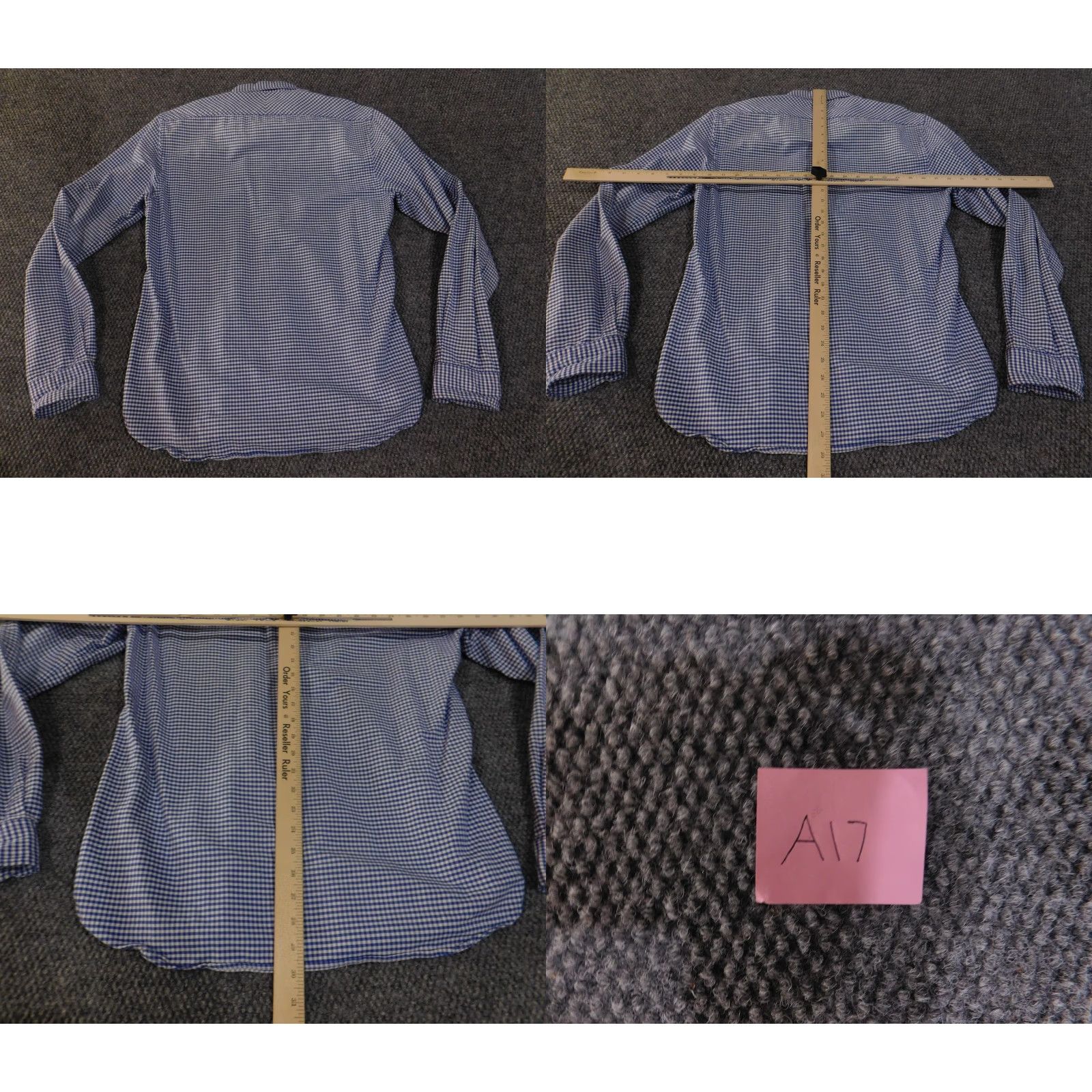 Scotch & Soda **Scotch & Soda Mens Large Long Sleeve Blue Check Button Down Shirt** User: **Scotch & Soda Large Mens Blue Check Button Down Long Sleeve Shirt** Size US L / EU 52-54 / 3 - 9 Thumbnail