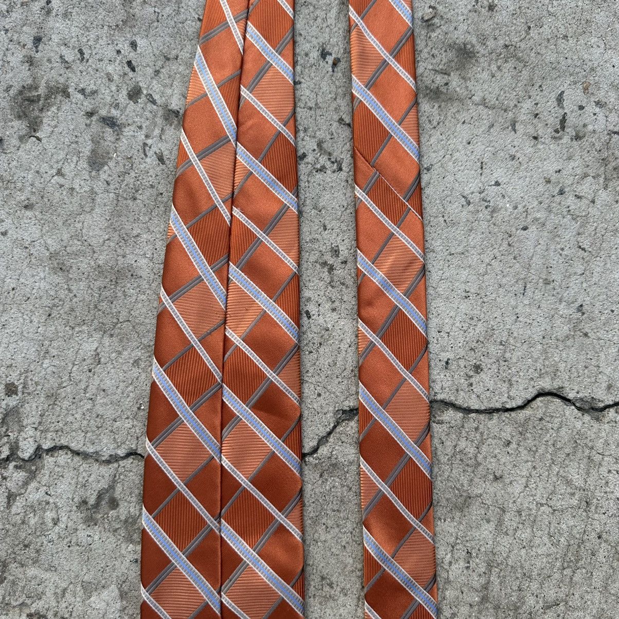 Michael Kors Luxury Michael Kors Tie Silk Old Money Orange Size ONE SIZE - 10 Thumbnail