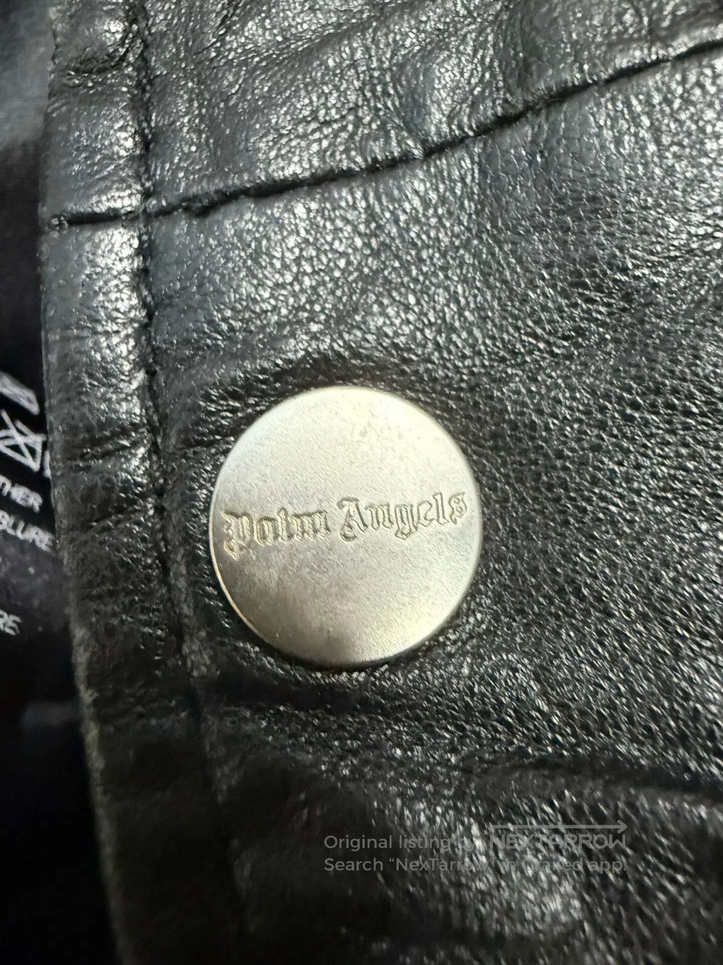 Palm Angels Palm Angels Men's Casual Leather Jacket. Size US M / EU 48-50 / 2 - 6 Thumbnail