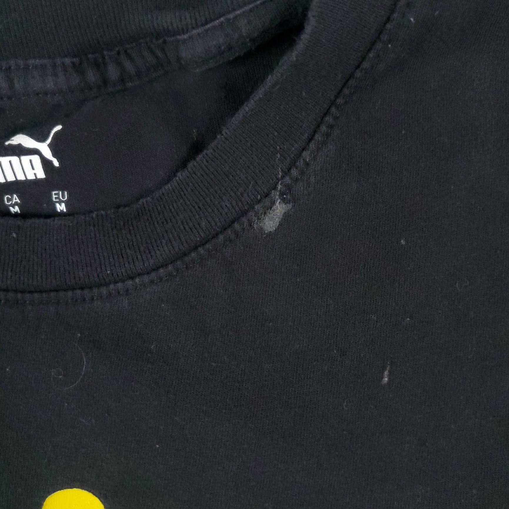 Puma PUMA T-Shirt Mens Size Medium Black Logo Short Sleeve Crew Neck Casual Cotton Blend Unisex Adults 90s Sports Theme Mens Size US M / EU 48-50 / 2 - 5 Thumbnail