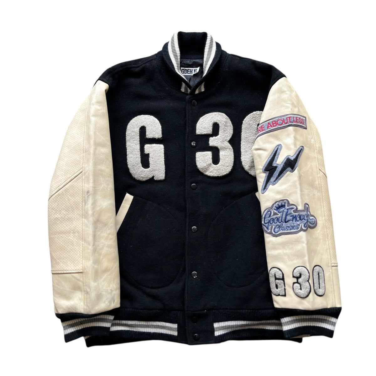 GOODENOUGH RARE VINTAGE GOOD ENOUGH CLASSIC 30G VARSITY BOMBER JACKET Size US XL / EU 56 / 4 - 6 Thumbnail