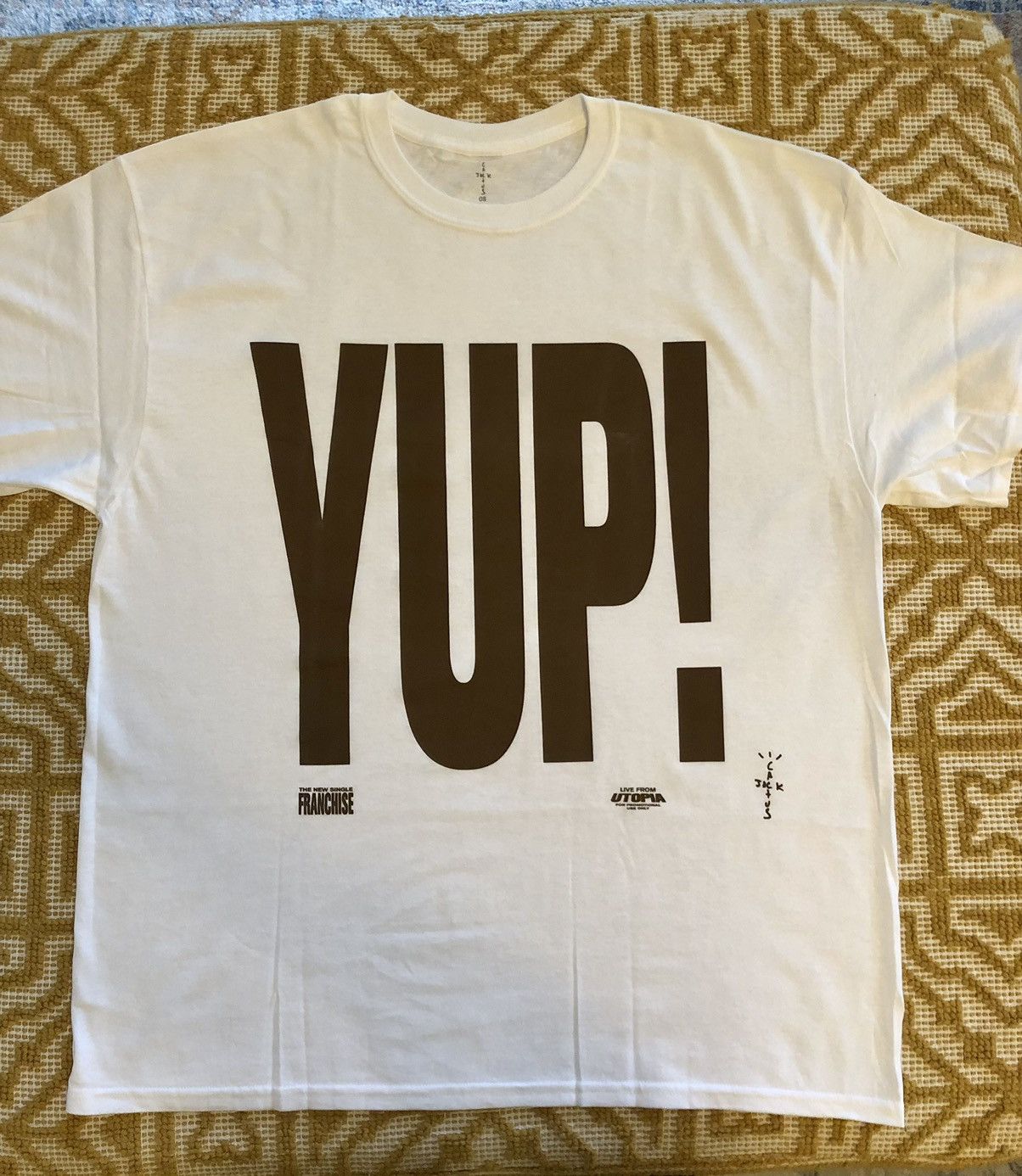Tシャツ・カットソー Travis Scott Franchise Promo YUP! T-shirt $_12.JPG?set_id=880000500F
