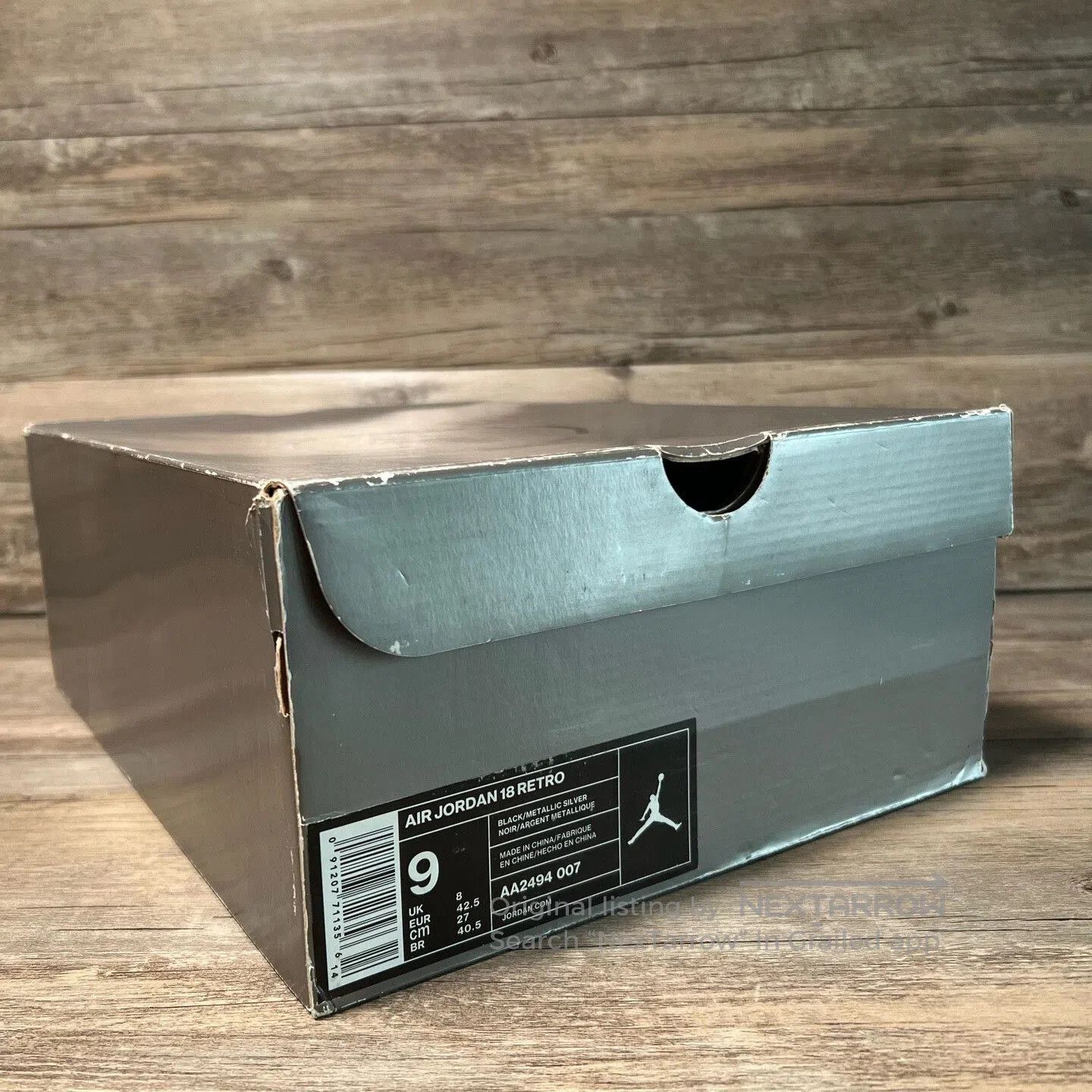 Jordan Brand Air Jordan 18 AA2494. Size US 9.5 / EU 42-43 - 8 Thumbnail