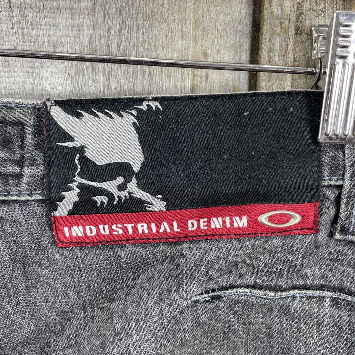 Oakley Vintage Oakley Industrial Denim Distressed Baggy Pants Size US 31 - 16 Thumbnail