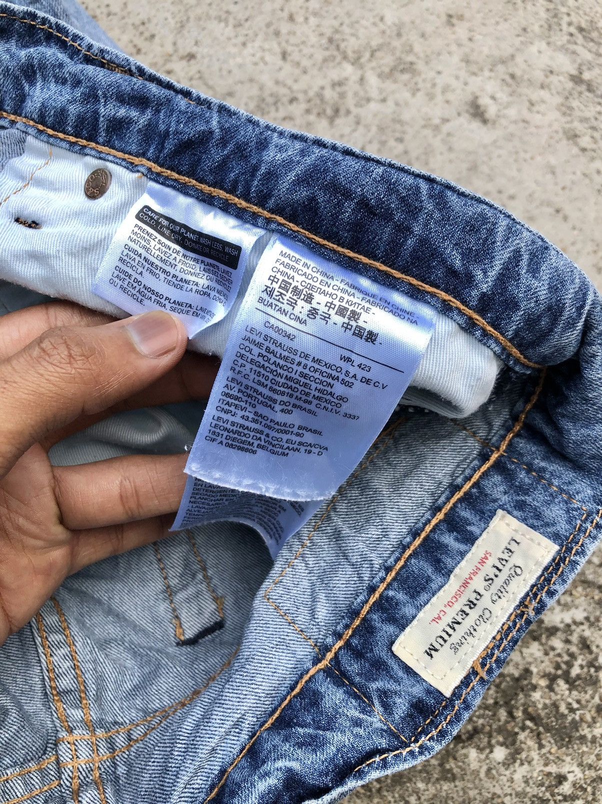 Levi's BIG E LEVIS 511 SLIM FIT DISTRESSED DENIM Size US 31 - 6 Thumbnail