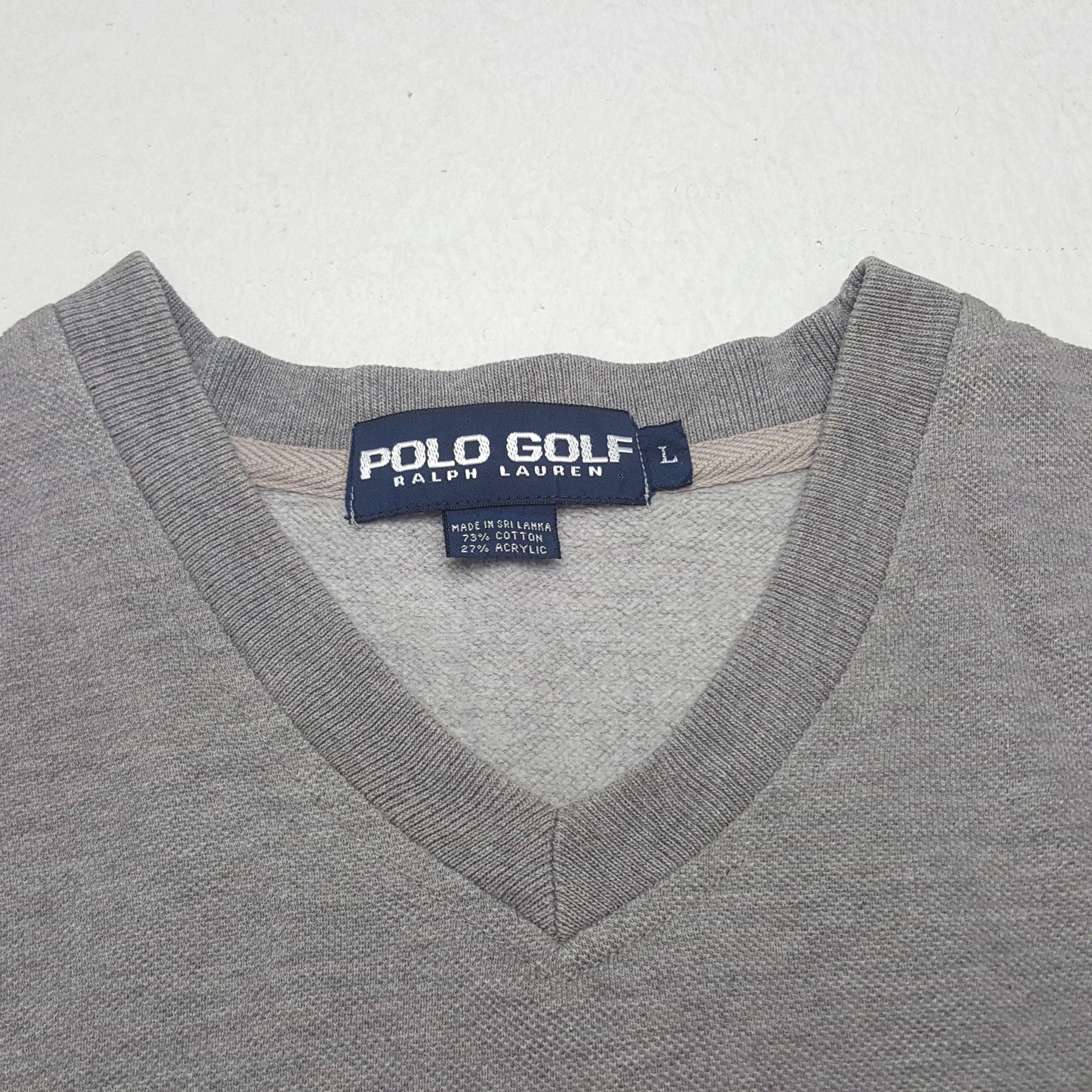 Polo Ralph Lauren × Vintage Vintage Polo Golf by Ralph Lauren American Brand Sweatshirt Size US L / EU 52-54 / 3 - 4 Thumbnail