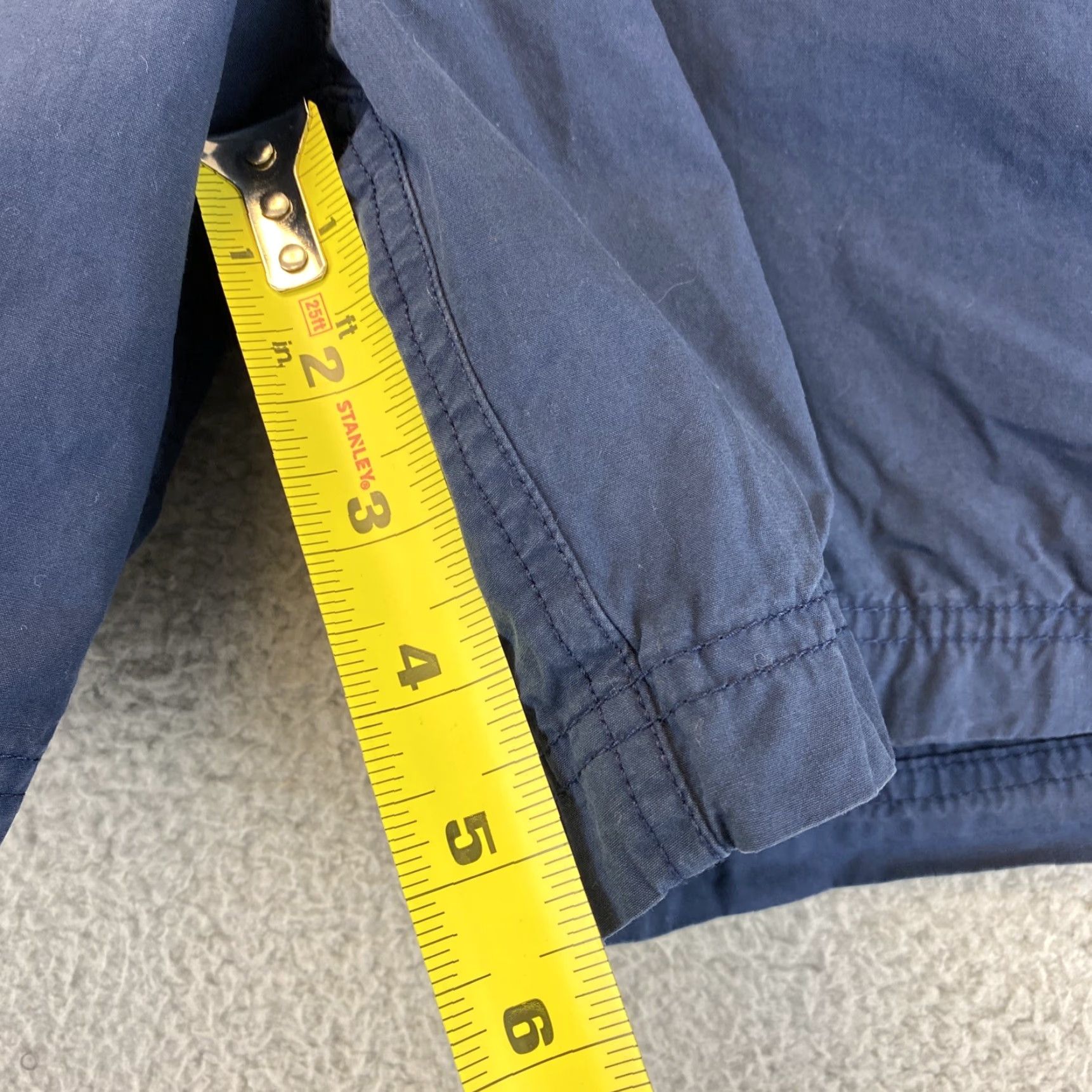 Vintage Women's Columbia Navy Shorts Size 6 Pockets Blue 52-47 Size 28" / US 6 / IT 42 - 6 Thumbnail
