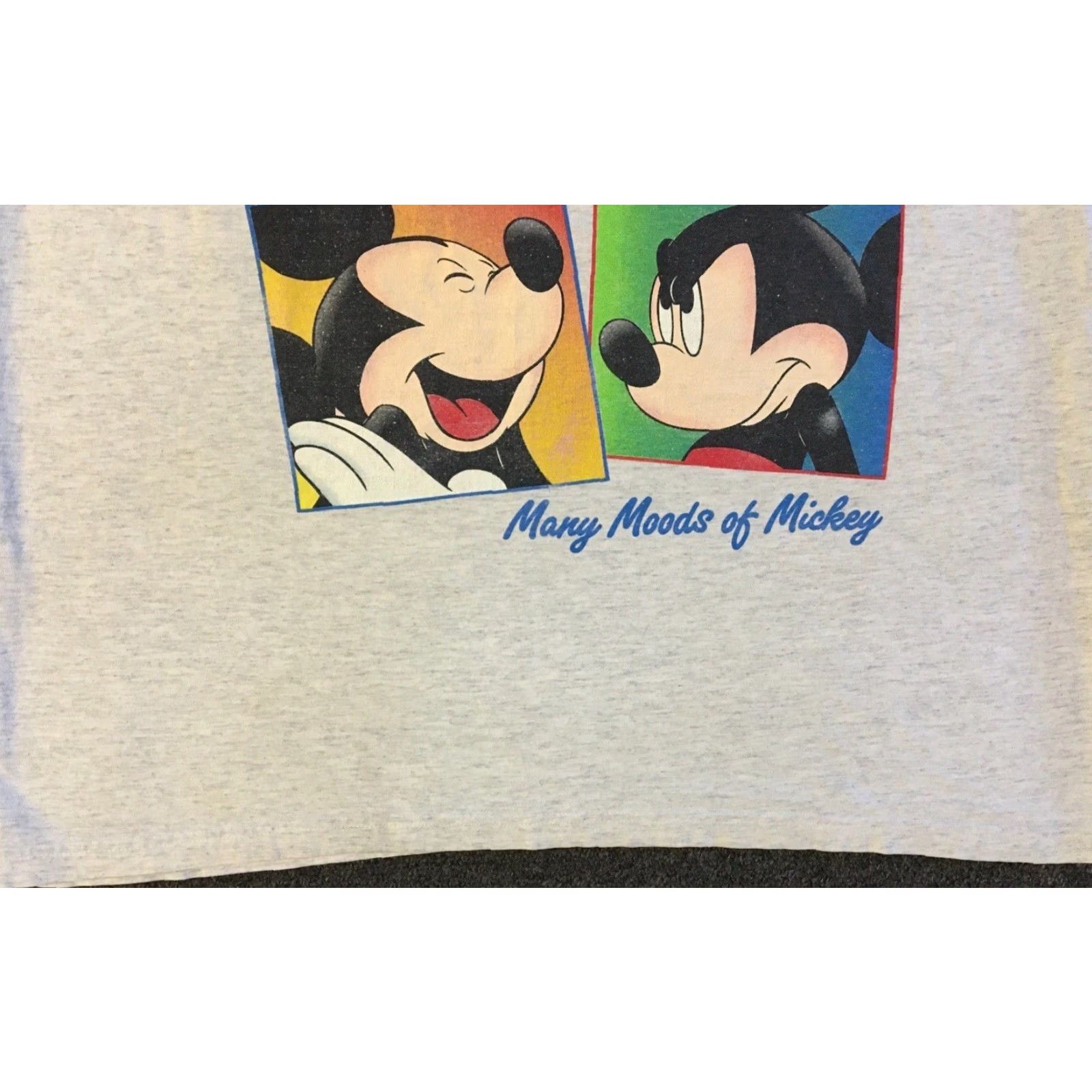 Disney VINTAGE Disney Moods Of Mickey Mouse Faded Sleeping Shirt Cartoon 90s Minnie Funny Gray Unisex Adults One Size Oversized Shirt Size US M / EU 48-50 / 2 - 3 Thumbnail