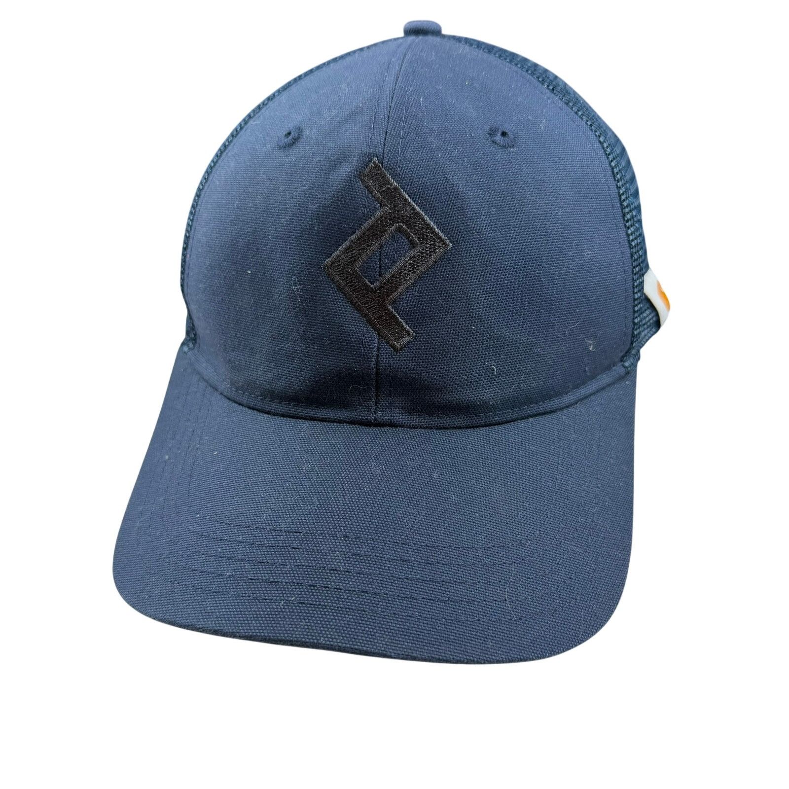 Carhartt Carhartt Navy Blue Trucker Snapback Hat Cap Size ONE SIZE - 1 Thumbnail