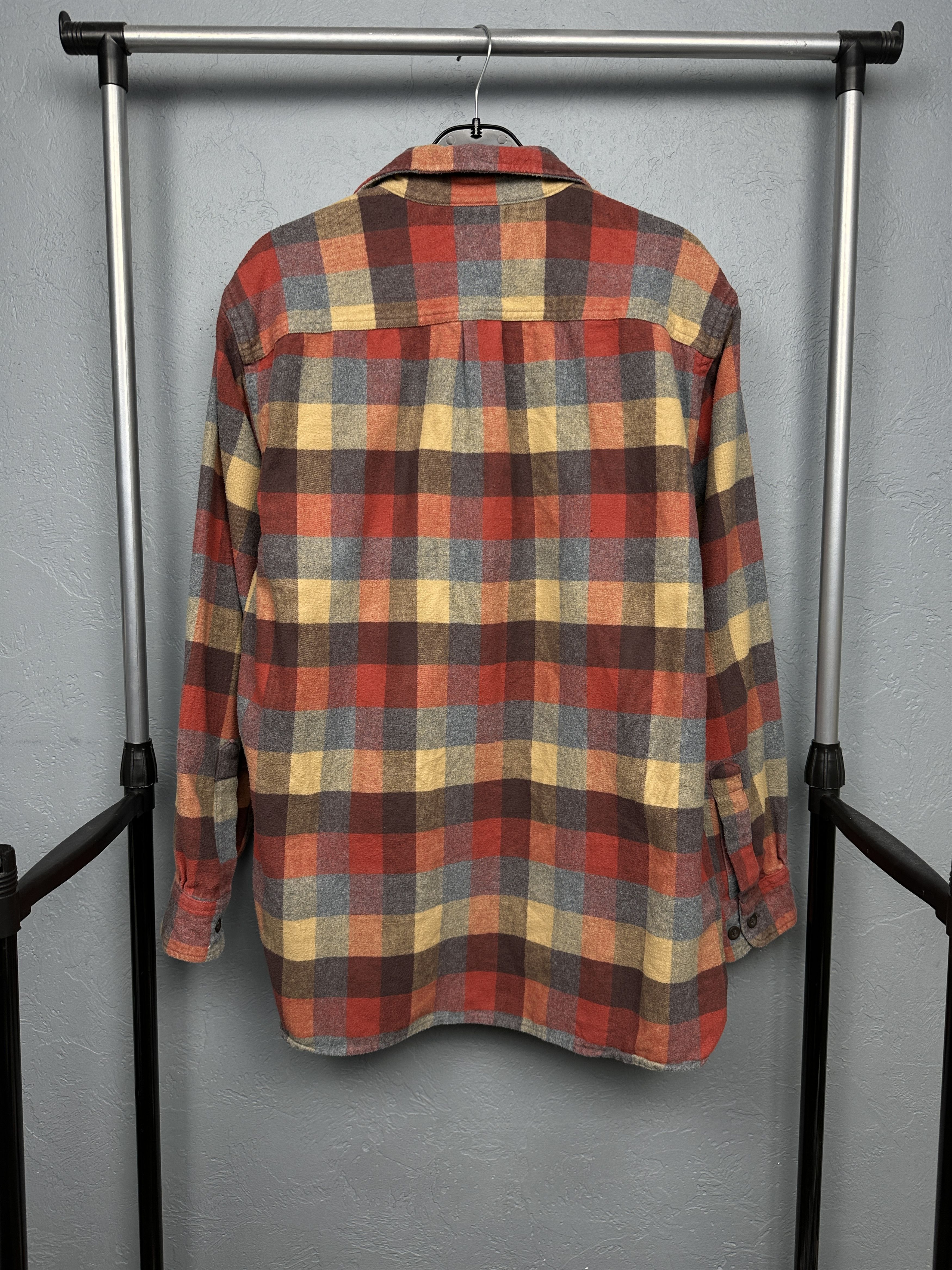 L.L. Bean L.L. Bean Vintage Mens Flannel Plaid Shirt Size US L / EU 52-54 / 3 - 5 Thumbnail