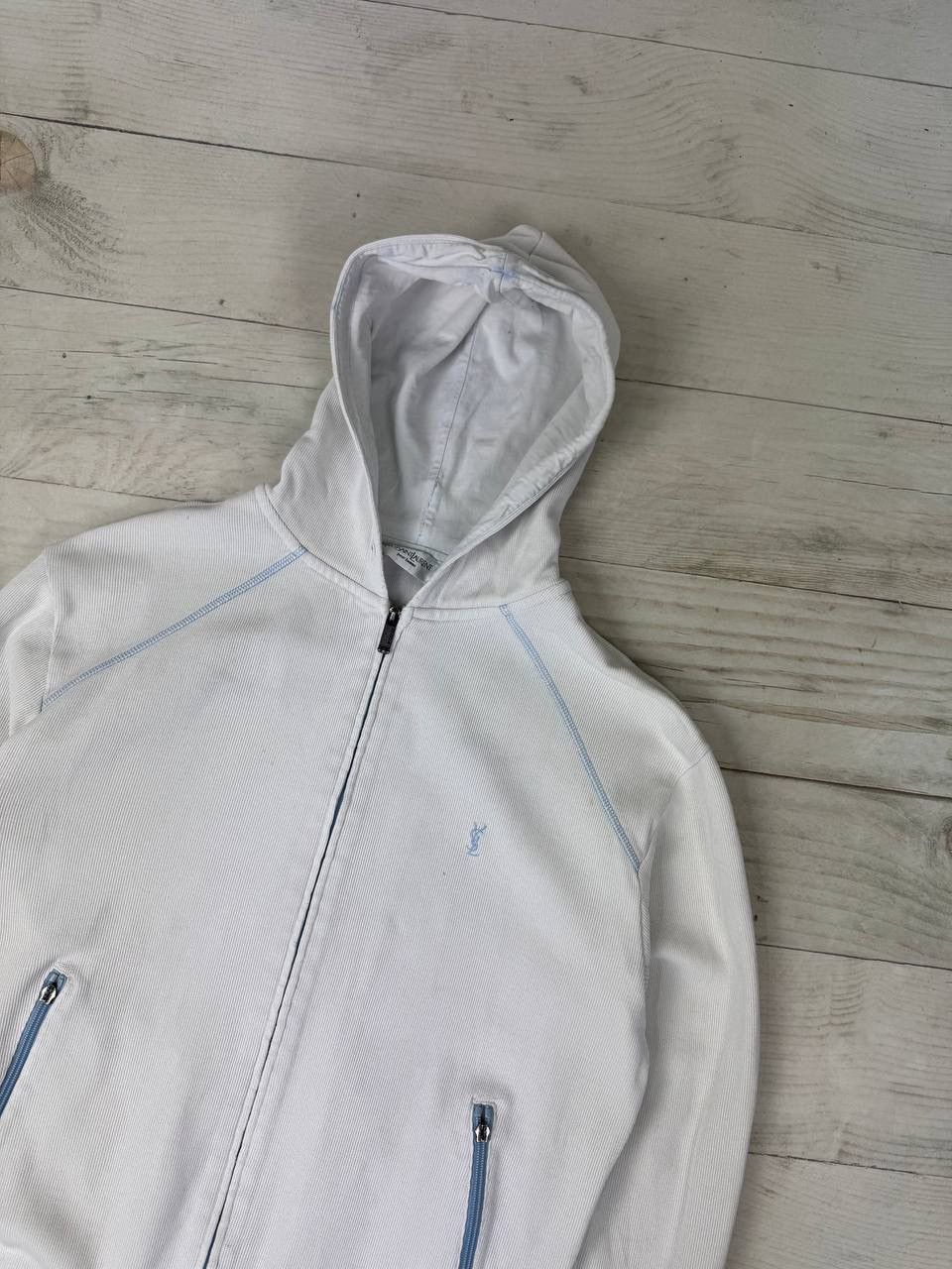 Yves Saint Laurent Vintage Yves Saint Laurent YSL Zip Up Hoodie Size US S / EU 44-46 / 1 - 2 Thumbnail
