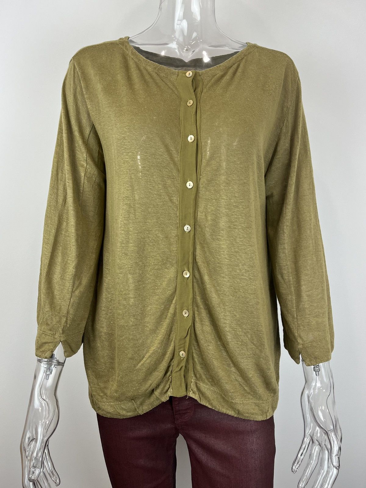 Transit Transit Par Such size 3 lin/linen button up shirt blouse Size XL / US 12-14 / IT 48-50 - 1 Thumbnail