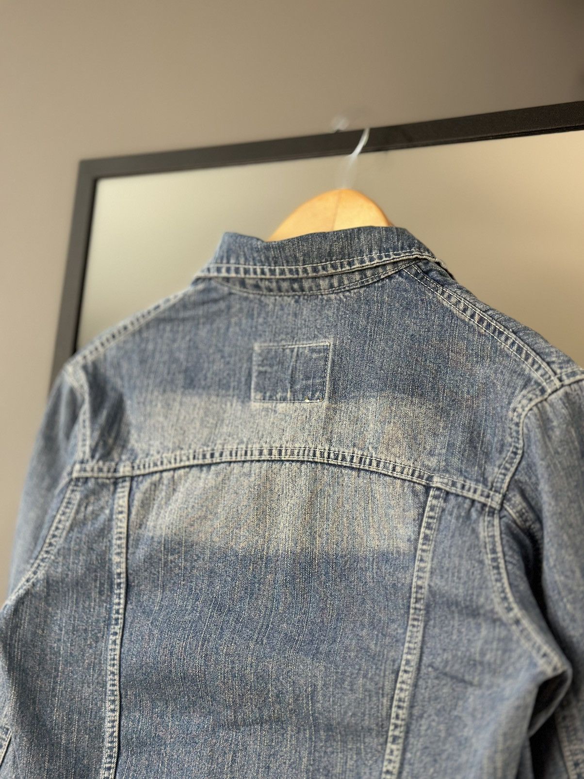 Dolce & Gabbana Vintage Dolce Gabbana Denim Jacket Leather Diesel style Punk Size US S / EU 44-46 / 1 - 23 Thumbnail