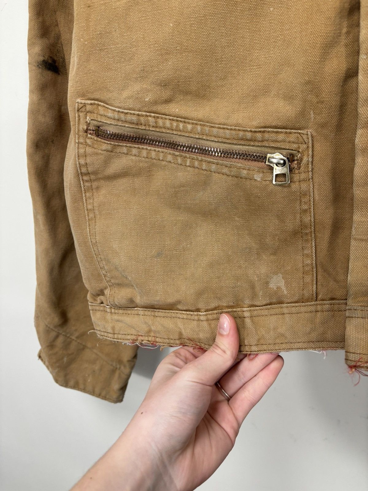Carhartt Vintage Carhartt 1980s Made In USA Workwear Cropped Jacket Size US L / EU 52-54 / 3 - 13 Thumbnail