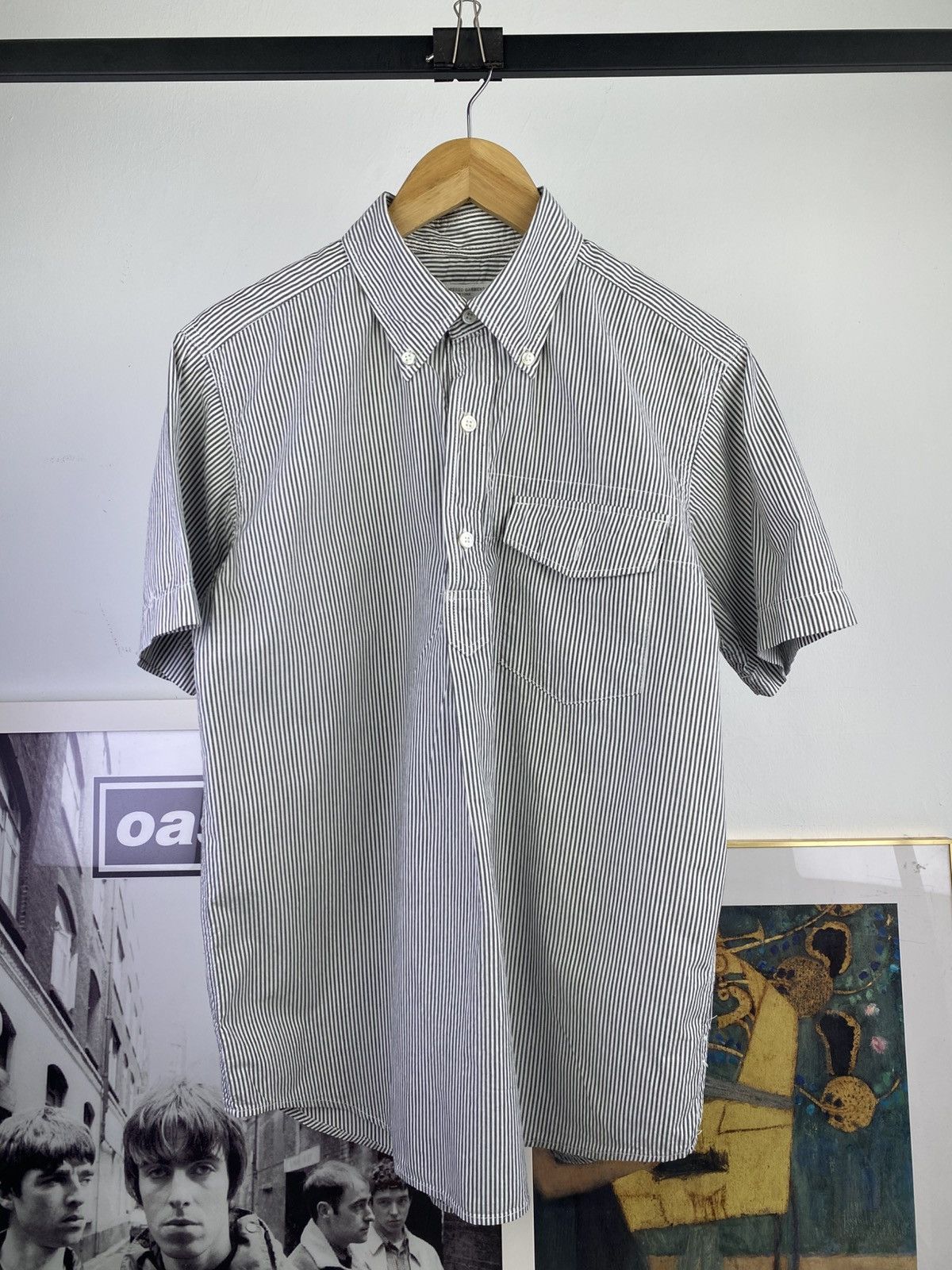 Engineered Garments Engineered Garments Stripped Pullover Shirt Size US S / EU 44-46 / 1 - 1 Thumbnail