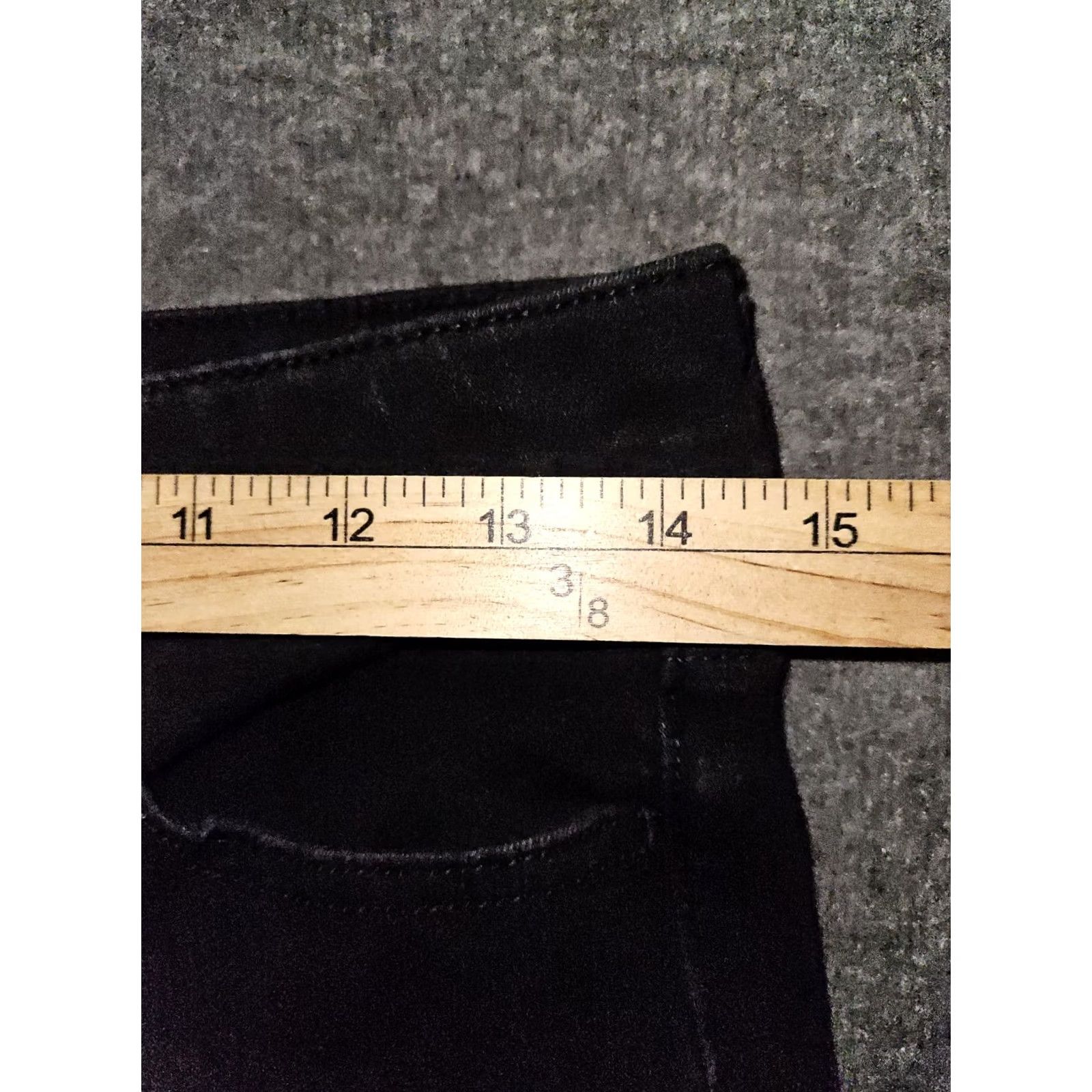 American Eagle Outfitters VINTAGE American Eagle Hi-Rise Jegging Women's 6 Black Mid Rise The Dream Jean Jegging 90s Grunge Distressed Pockets Stretch Womens Size 28" / US 6 / IT 42 - 5 Thumbnail