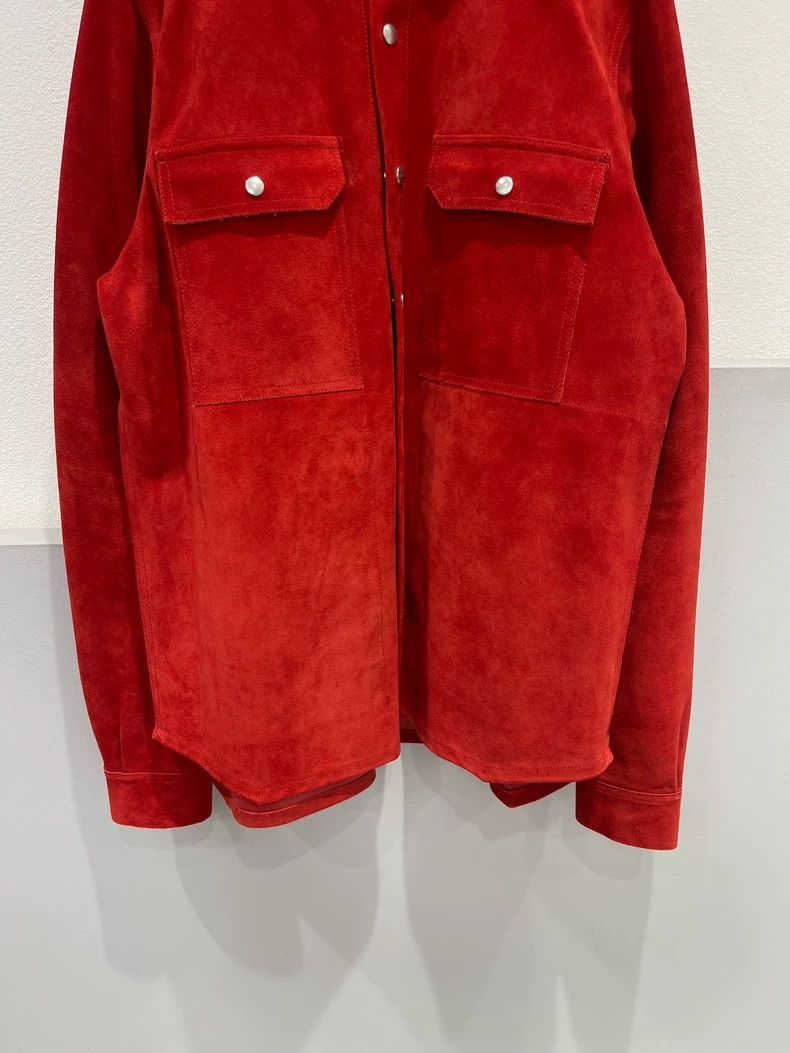 Rick Owens Rick Owens Leather jacket coat-2506 Size US XL / EU 56 / 4 - 4 Thumbnail