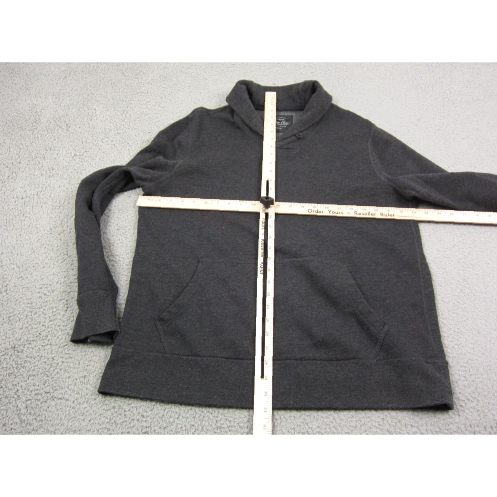 J.Crew VINTAGE J.Crew Sweatshirt Mens XL Gray Collared Fleece Cotton 90s Pullover Big Collar Size US XL / EU 56 / 4 - 6 Thumbnail