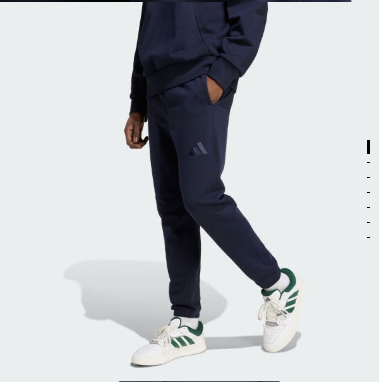 Adidas Man's Pants adidas All SZN Fleece Regular Tapered Pant Size US 32 / EU 48 - 1 Thumbnail