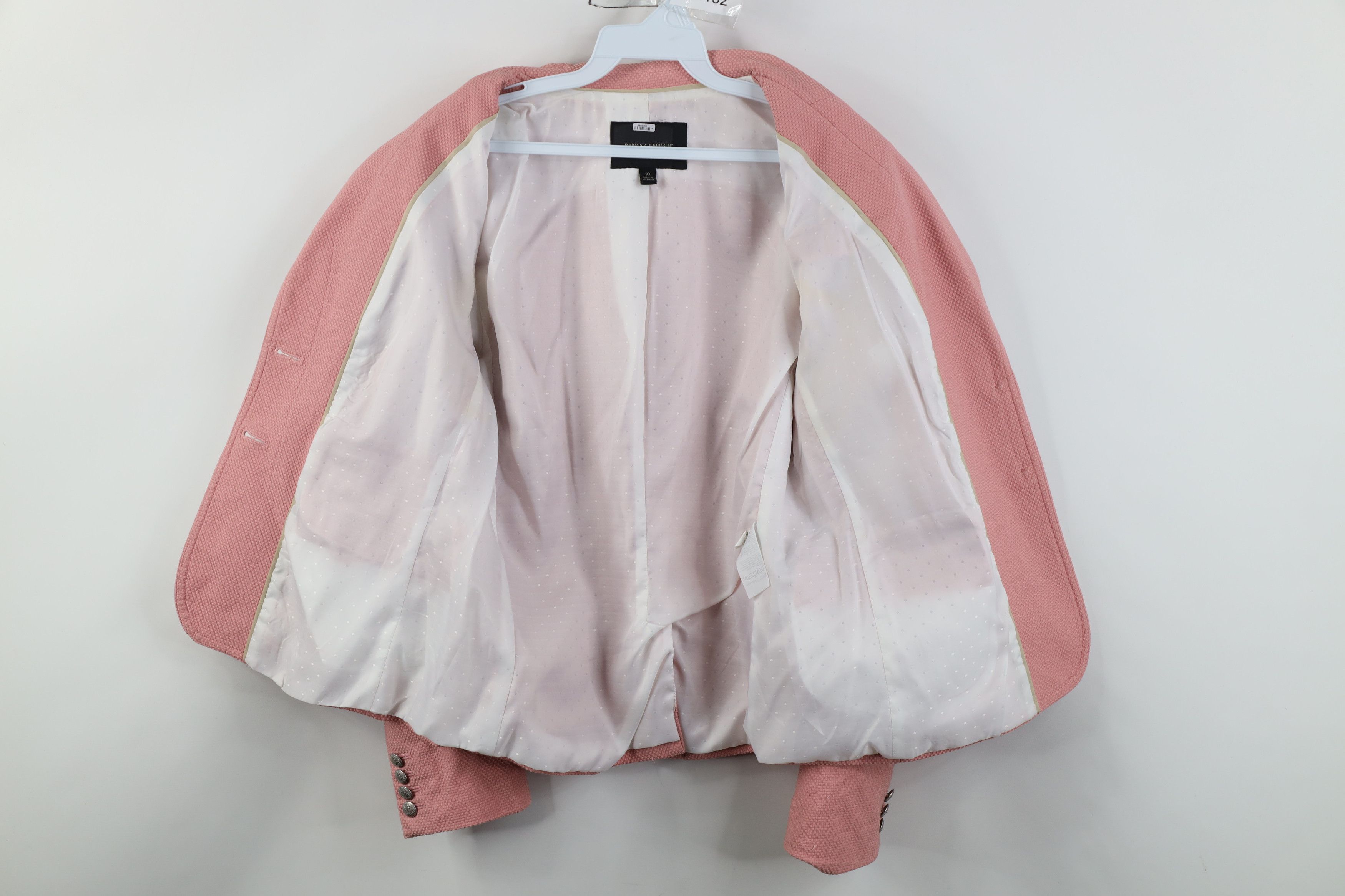 Banana Republic Banana Republic Academy Blazer Jacket Suit Coat Pink Size L / US 10 / IT 46 - 11 Thumbnail