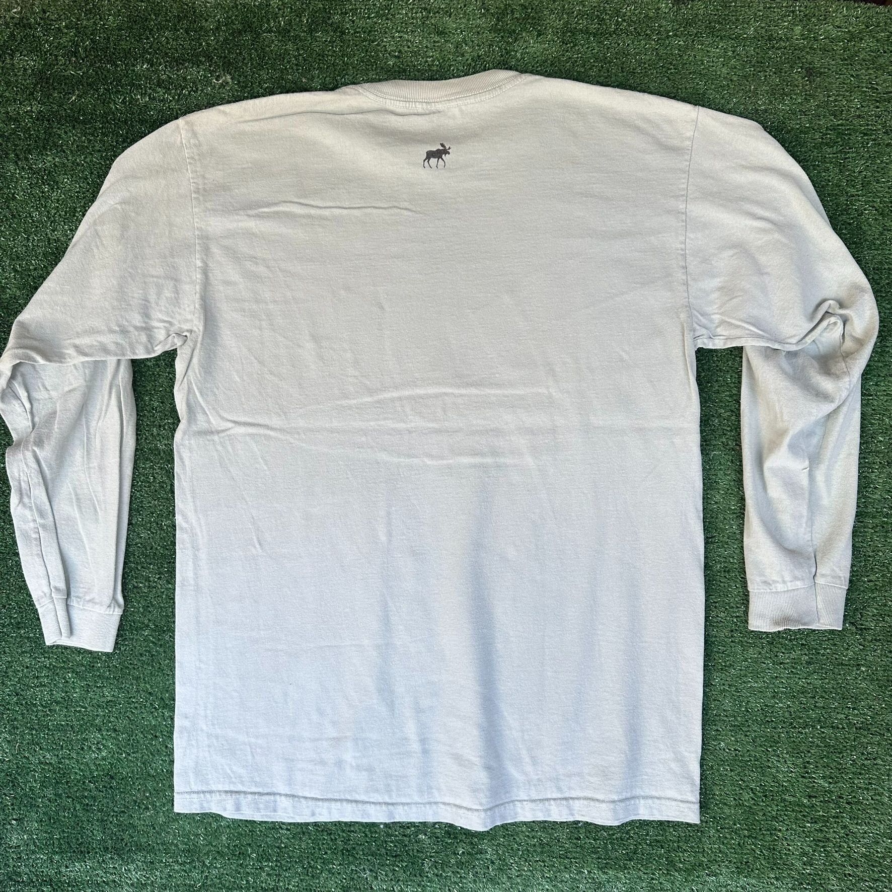 Vintage Vintage Y2K Got Moose T-Shirt Long Sleeve Gray M Gorpcore Hu Size US M / EU 48-50 / 2 - 6 Thumbnail