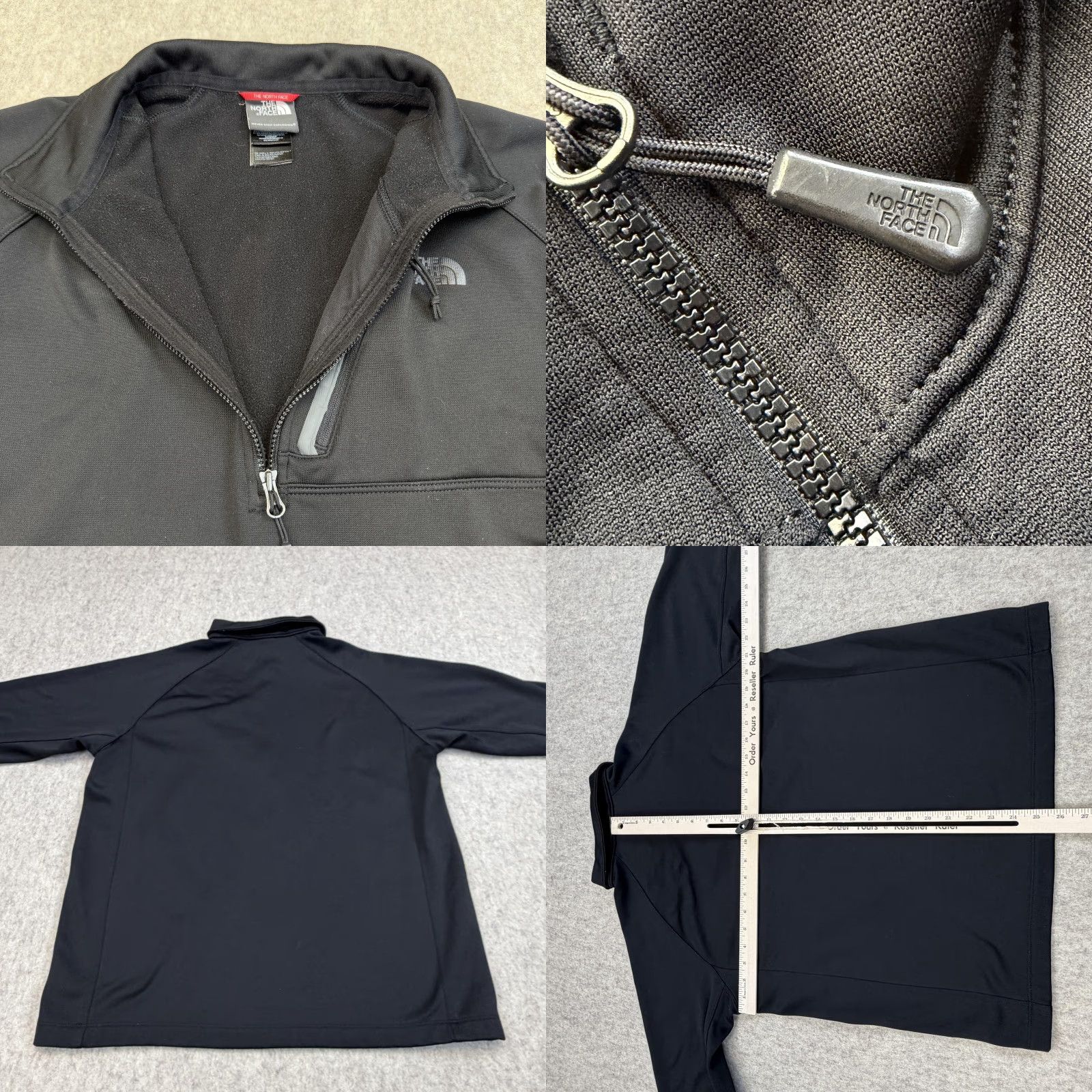 The North Face The North Face Pullover Mens Large Black Quarter Zip Fleece Sweatshirt Outdoor Size US L / EU 52-54 / 3 - 8 Thumbnail