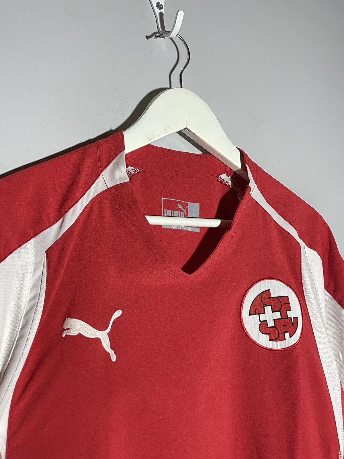 Puma × Vintage National Team Switzerland Puma 2004 Vintage Football Shirt Size US L / EU 52-54 / 3 - 3 Thumbnail