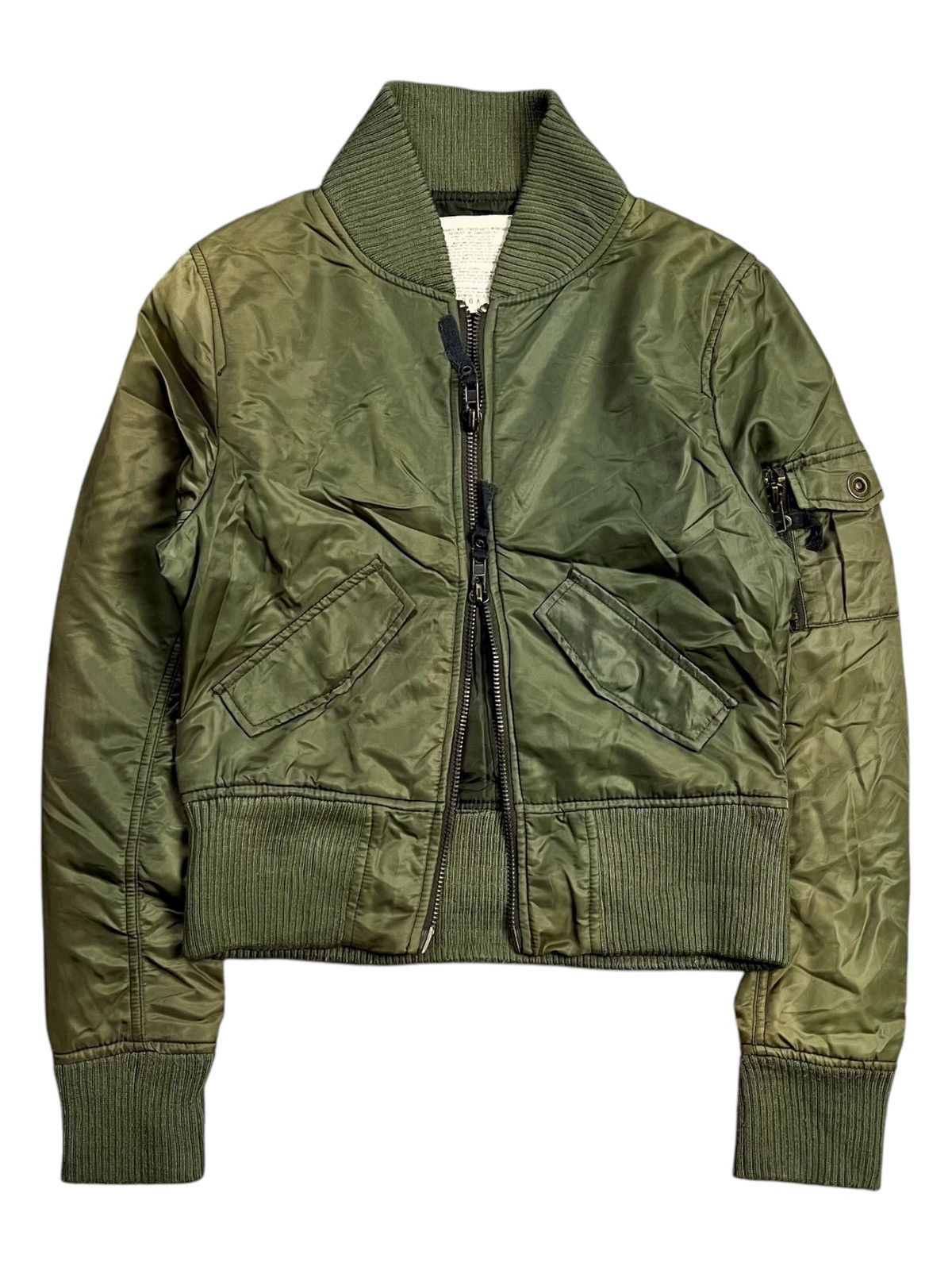 If Six Was Nine 2000s GOA - Double Zips Sun Faded Jacket Size US S / EU 44-46 / 1 - 1 Thumbnail