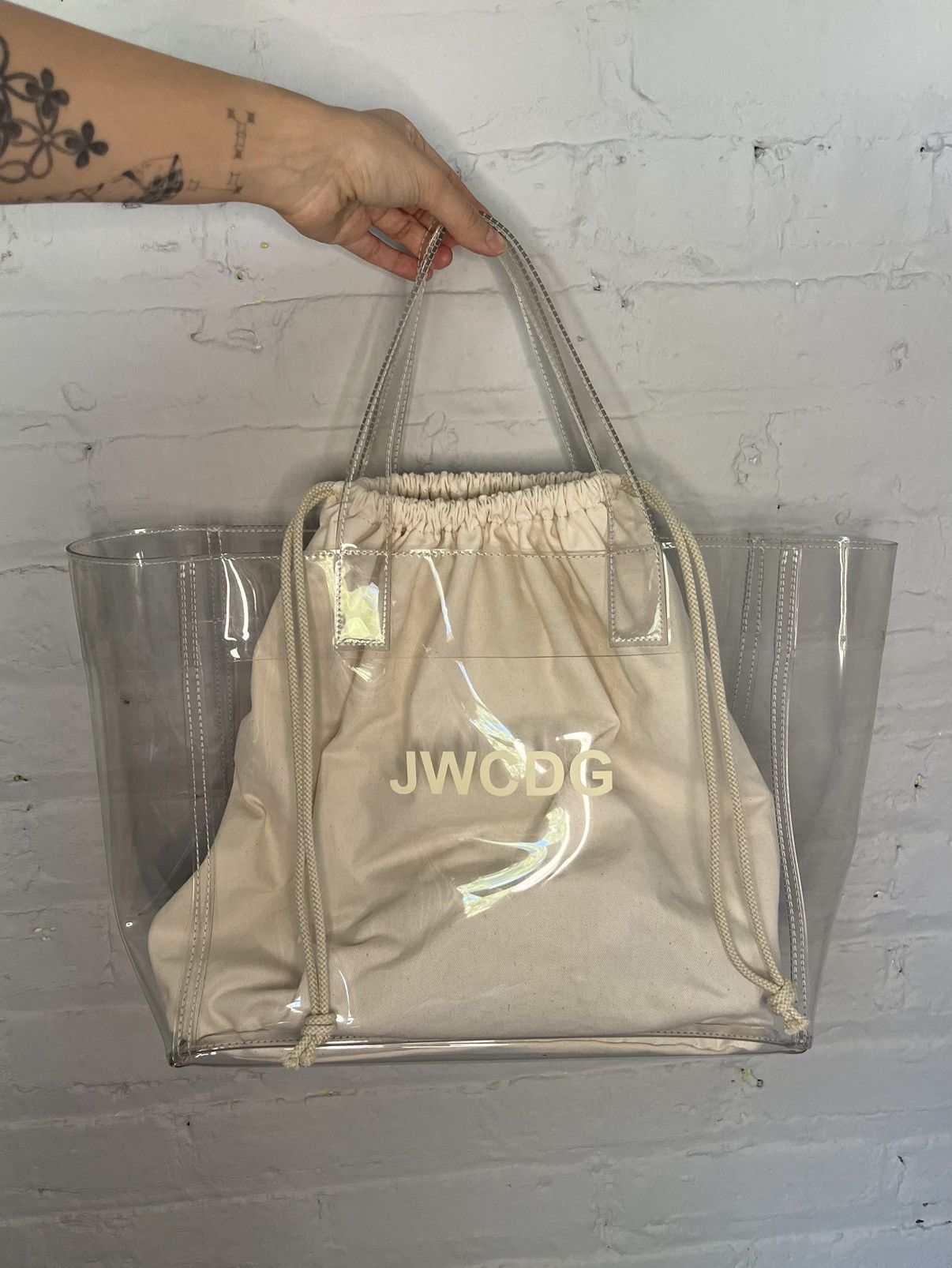 Junya Watanabe 19SS Junya Watanabe CDG PVC Tote Bag Size ONE SIZE - 2 Thumbnail