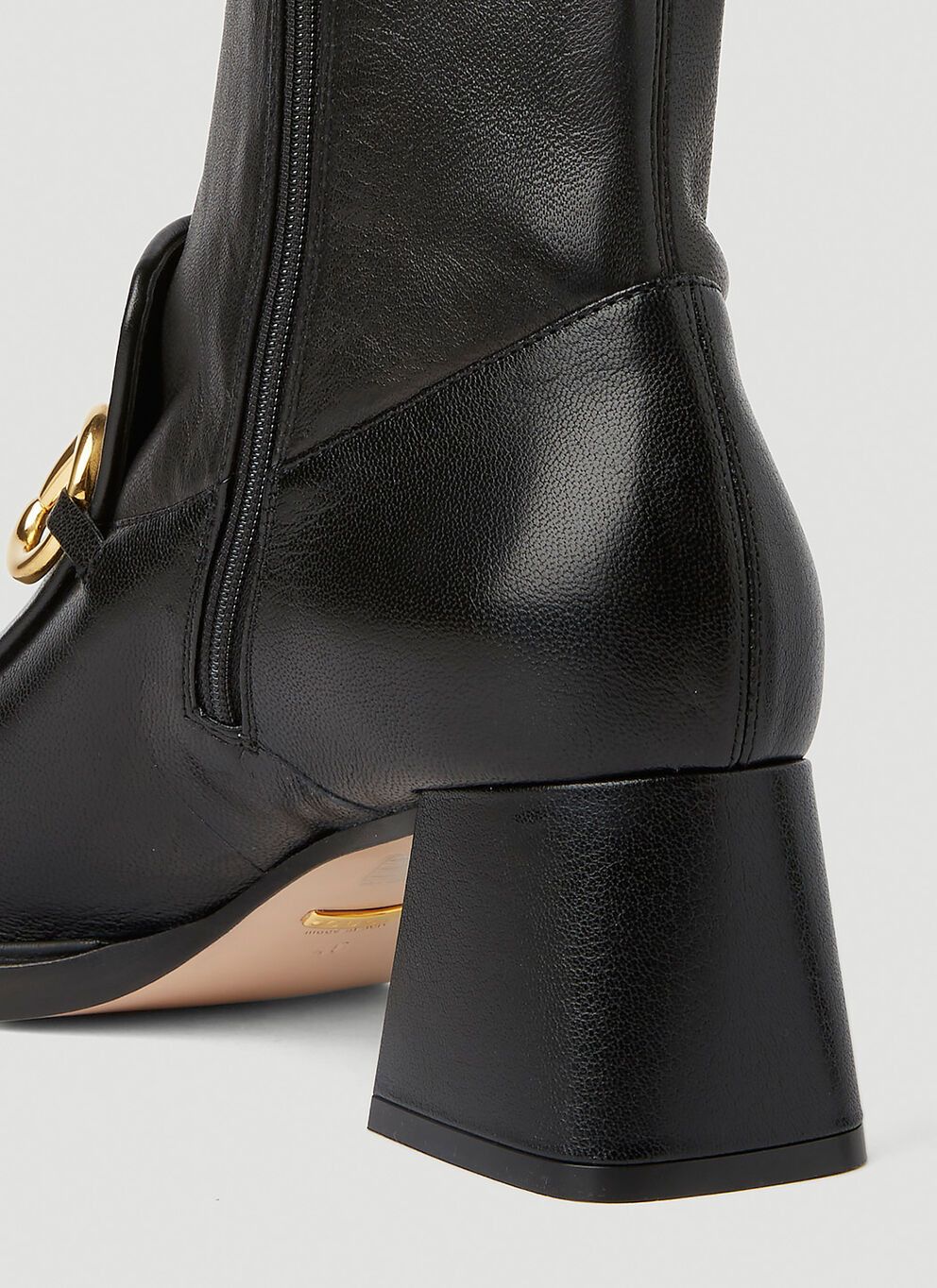 Gucci o1s1wg110125 Boots With Horsebit in Black Size US 7 / IT 37 - 6 Thumbnail