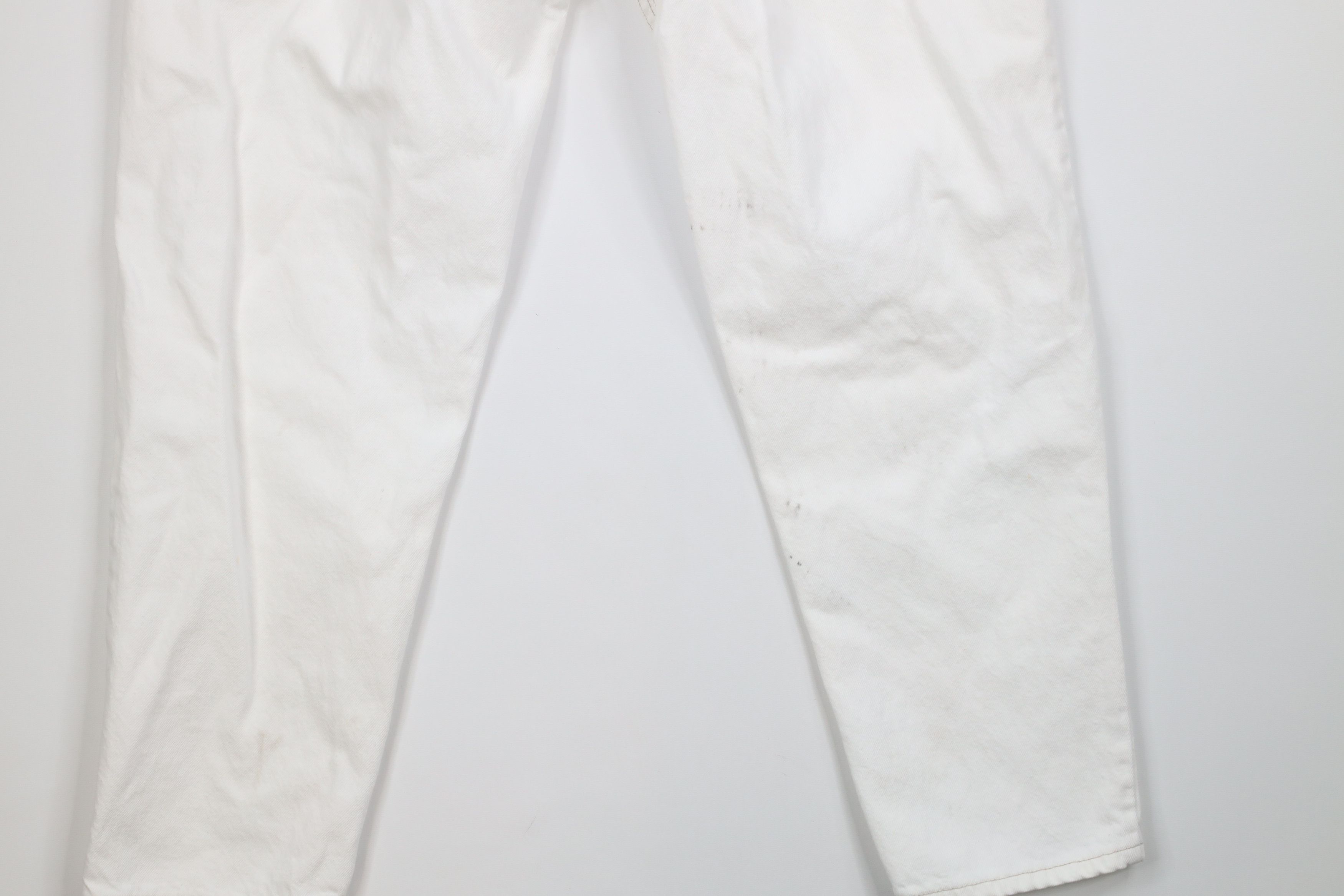 Levi's × Vintage Vintage 90s Levis 550 Orange Tab Fit Tapered Leg Jeans White Size 38 - 14 Thumbnail