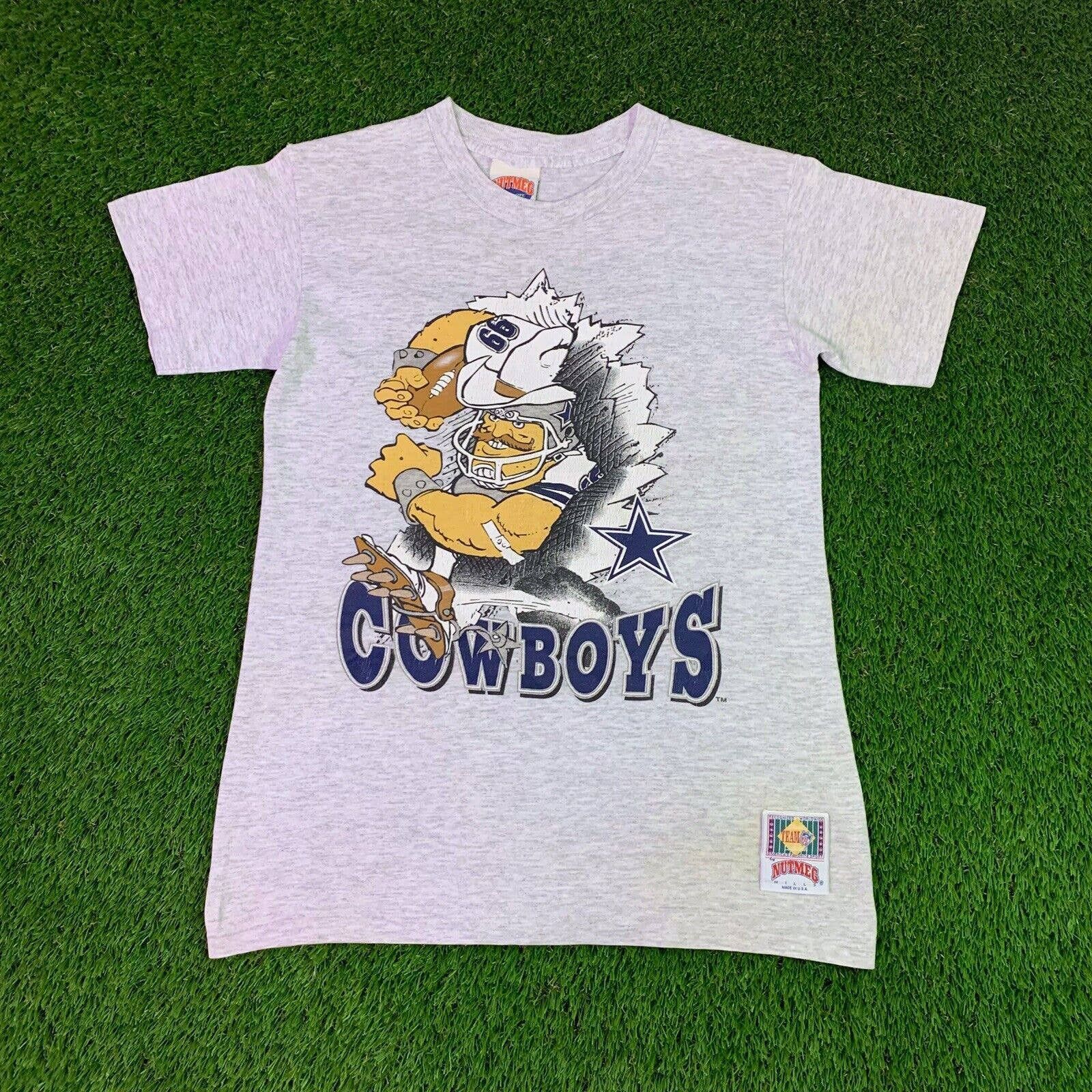 Vintage Dallas Cowboys 1993 Hooded T-shirt NFL Football 90s Super