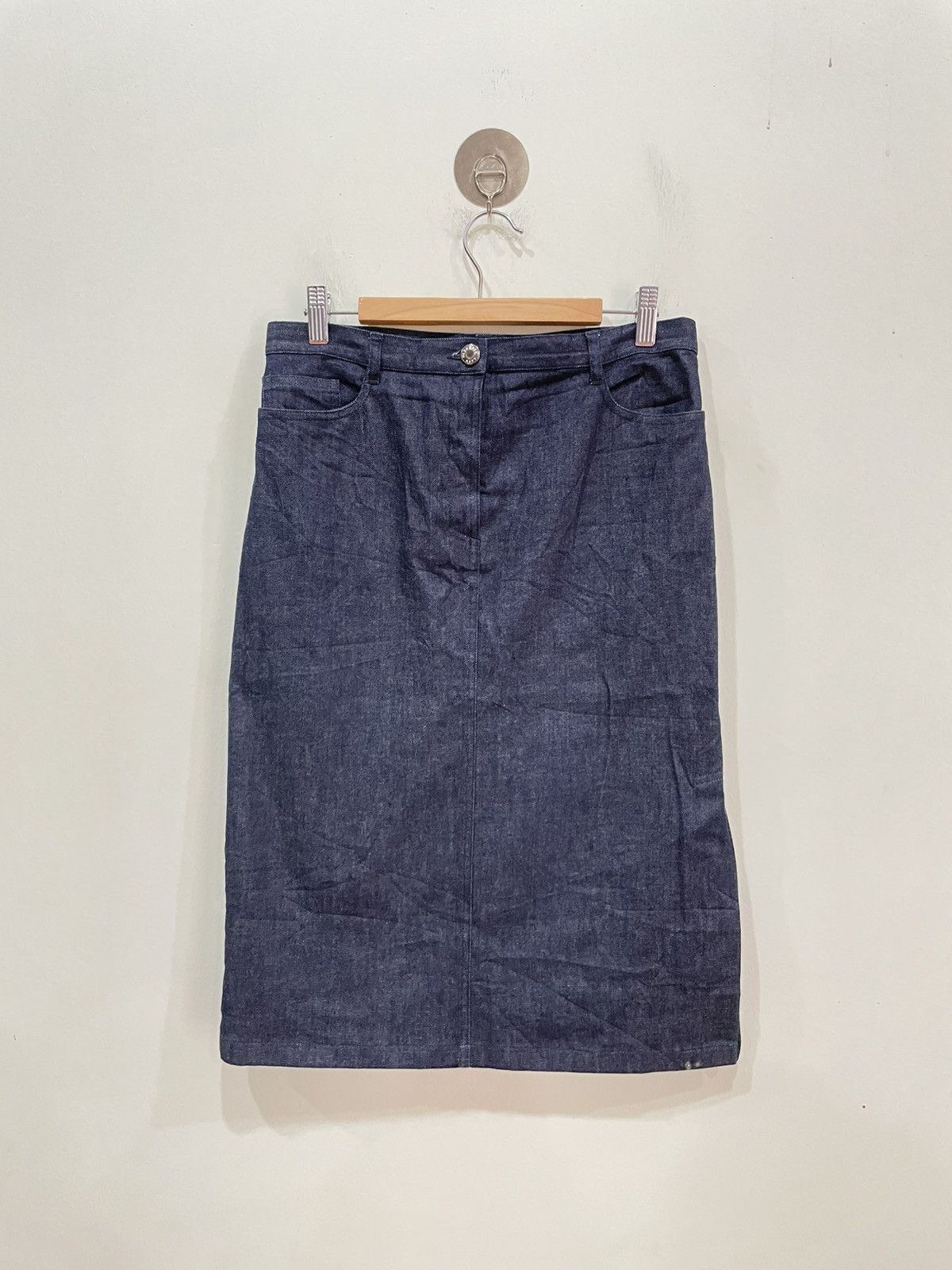 Jil Sander Jil Sander Denim Skirt Size 26" / US 2 / IT 38 - 1 Thumbnail