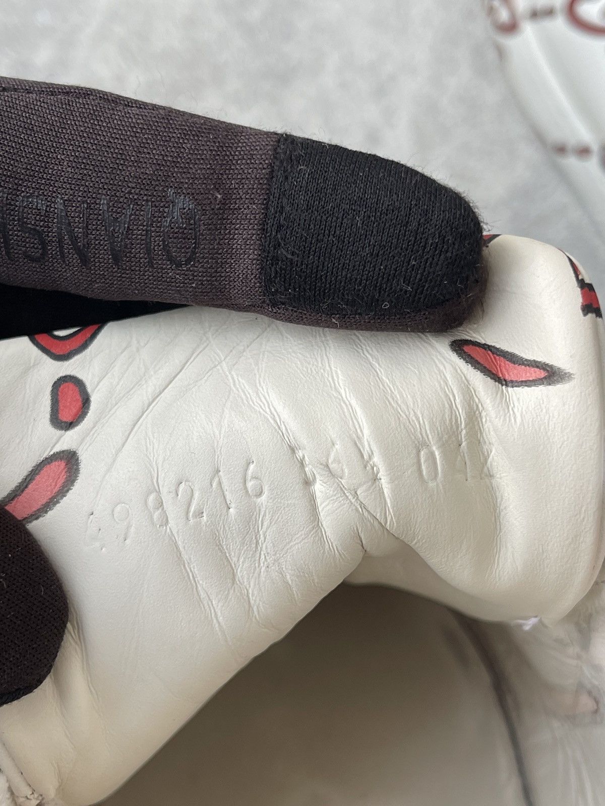 Gucci Gucci Ace Sneaker Ghost Graffiti Print Monogram Trainers Size US 6.5 / IT 36.5 - 21 Thumbnail