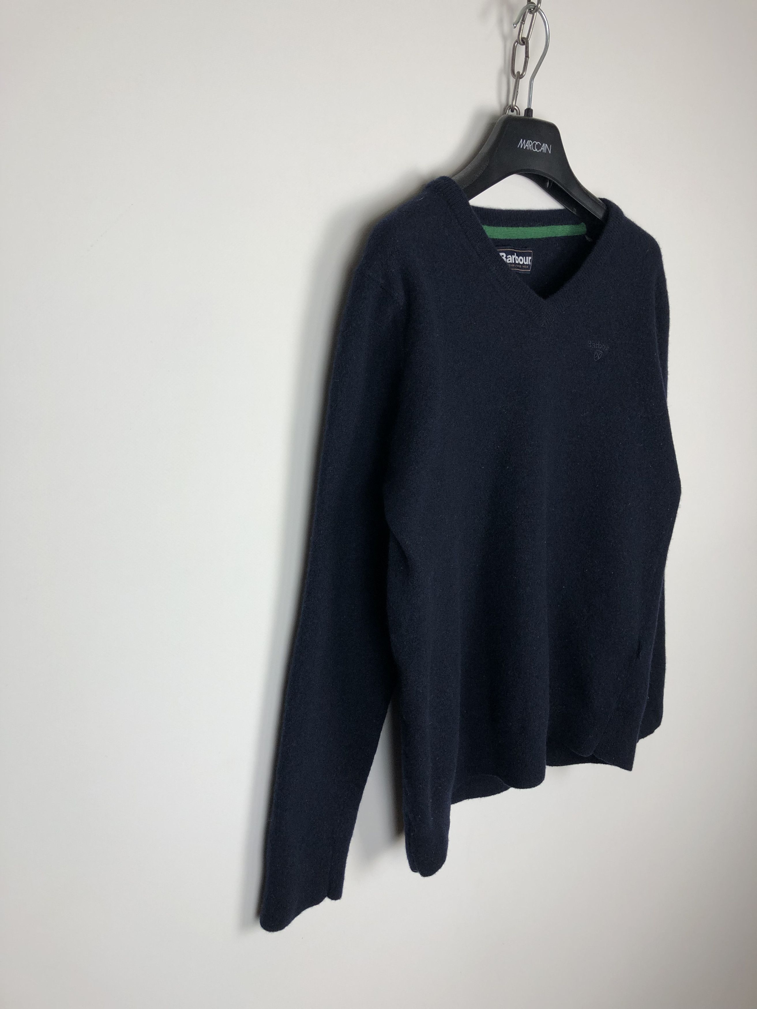 Barbour Barbour Wool Sweater Pullover V-Neck Size US S / EU 44-46 / 1 - 4 Thumbnail