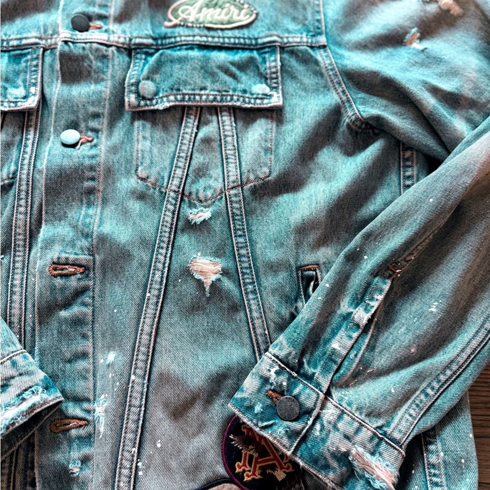 Amiri AMIRI AMIRI Vintage Pegasus Trucker Jacket Sz. M Sold Out Size US M / EU 48-50 / 2 - 5 Thumbnail