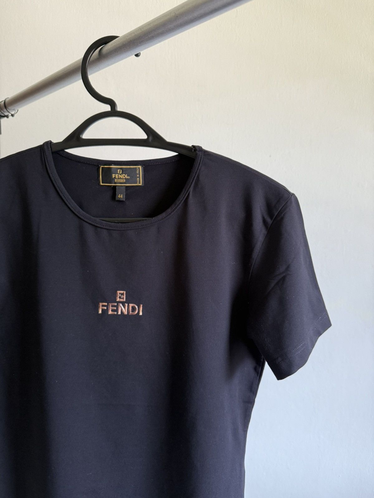Fendi Fendi cotton jersey short sleeve shirt Size S / US 4 / IT 40 - 3 Thumbnail