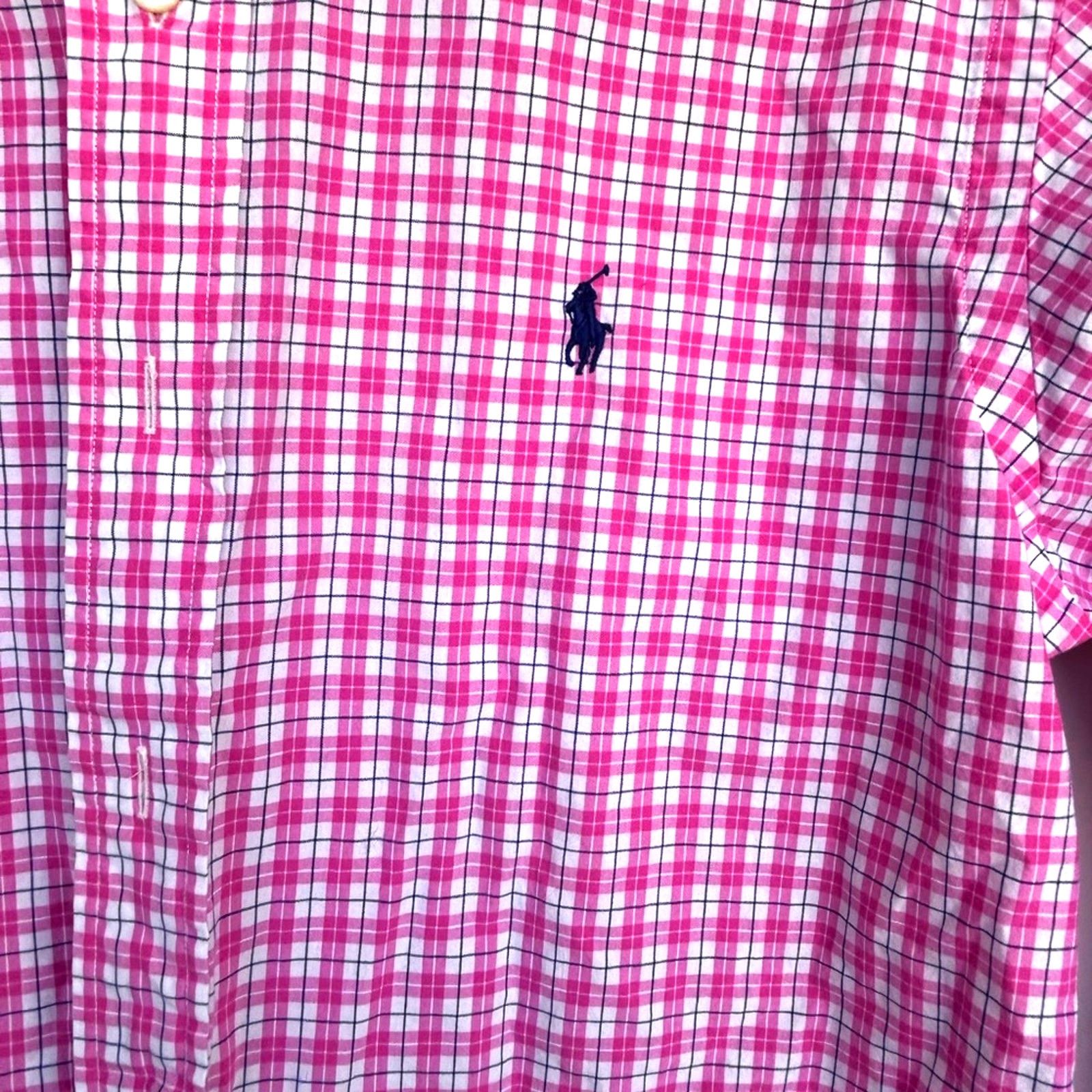 Ralph Lauren Ralph Lauren button down pink plaid shirt size 14.5 32/33 Size US M / EU 48-50 / 2 - 10 Thumbnail