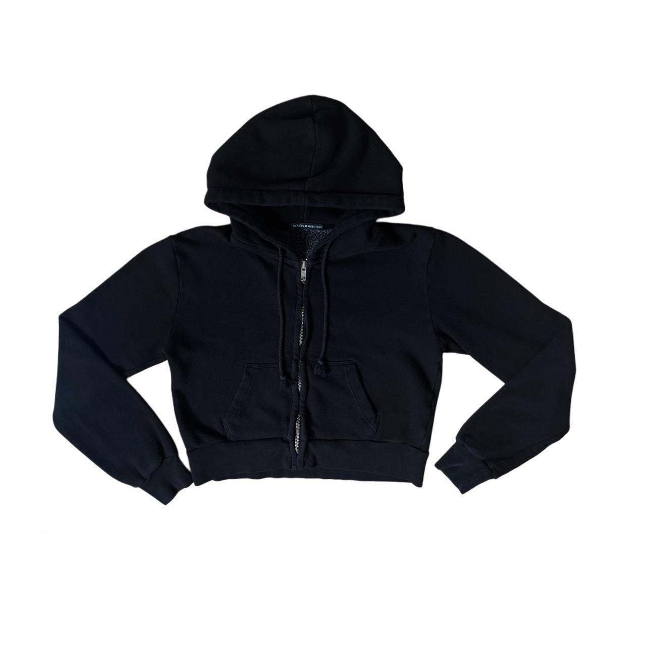 Brandy melville black crystal hoodie sale