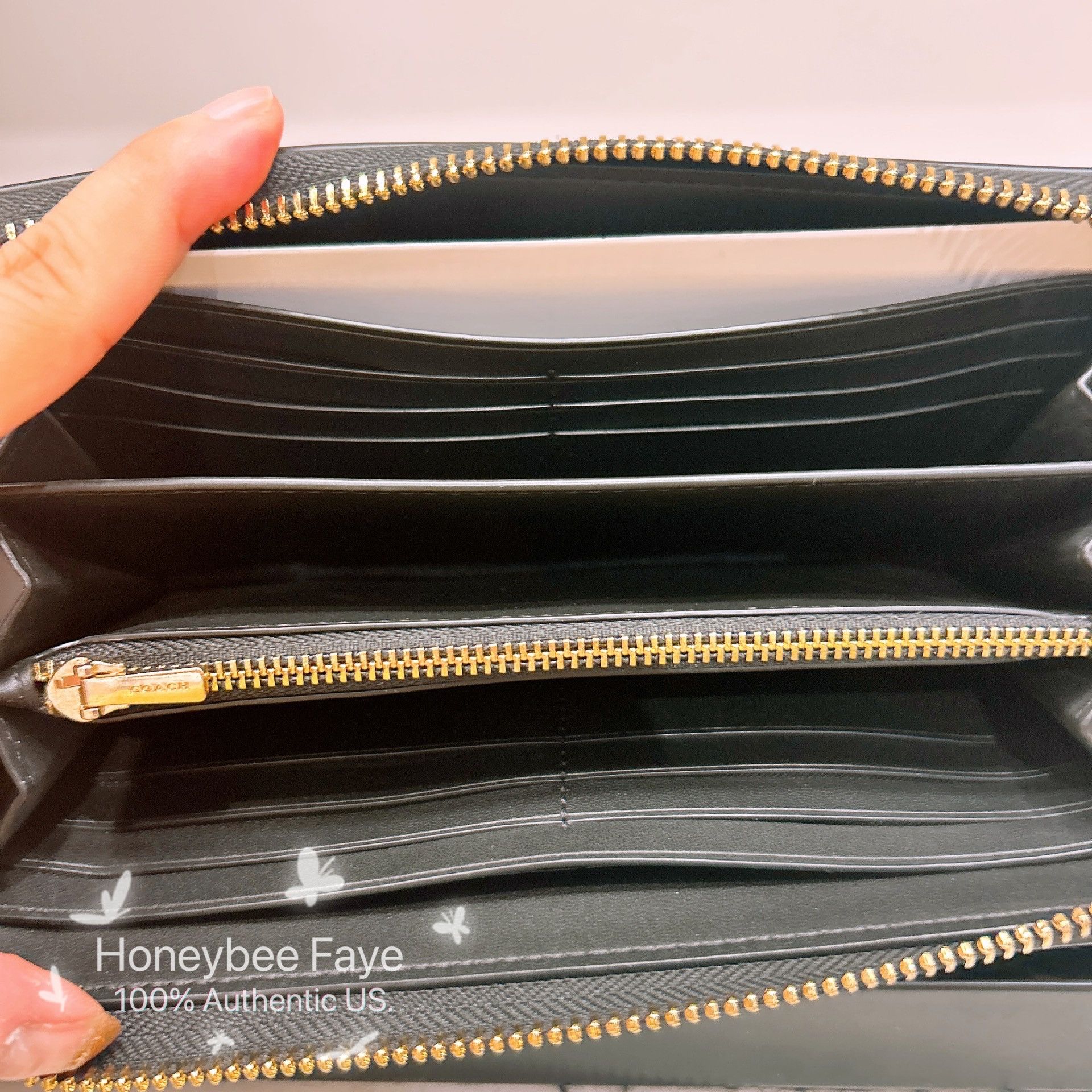 Coach Long Zip Around Wallet With Leopard Print CBT24 Size ONE SIZE - 4 Thumbnail