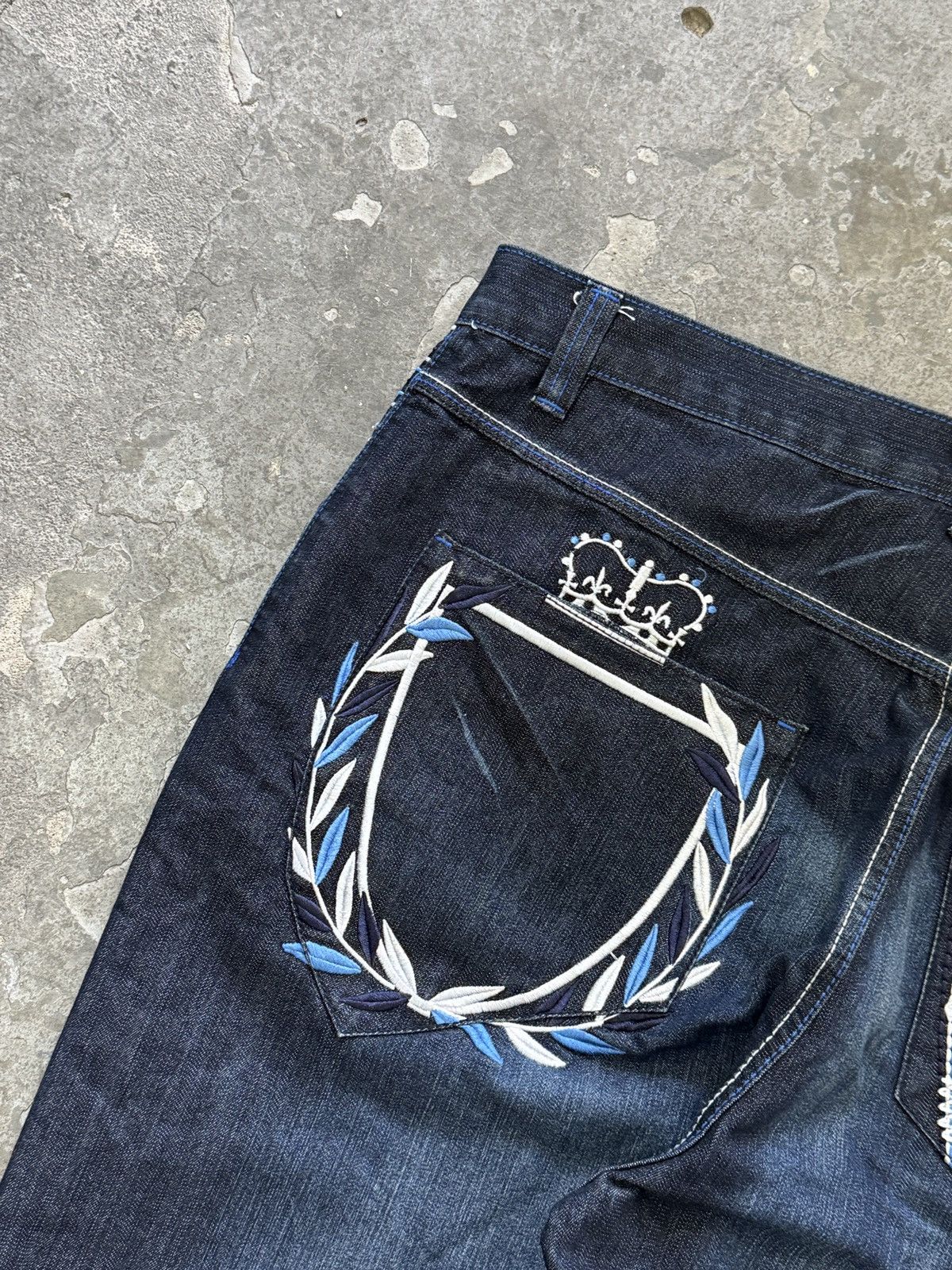 Coogi Vintage y2k COOGI Rap Baggy Denim Shorts Size US 40 / EU 56 - 4 Thumbnail