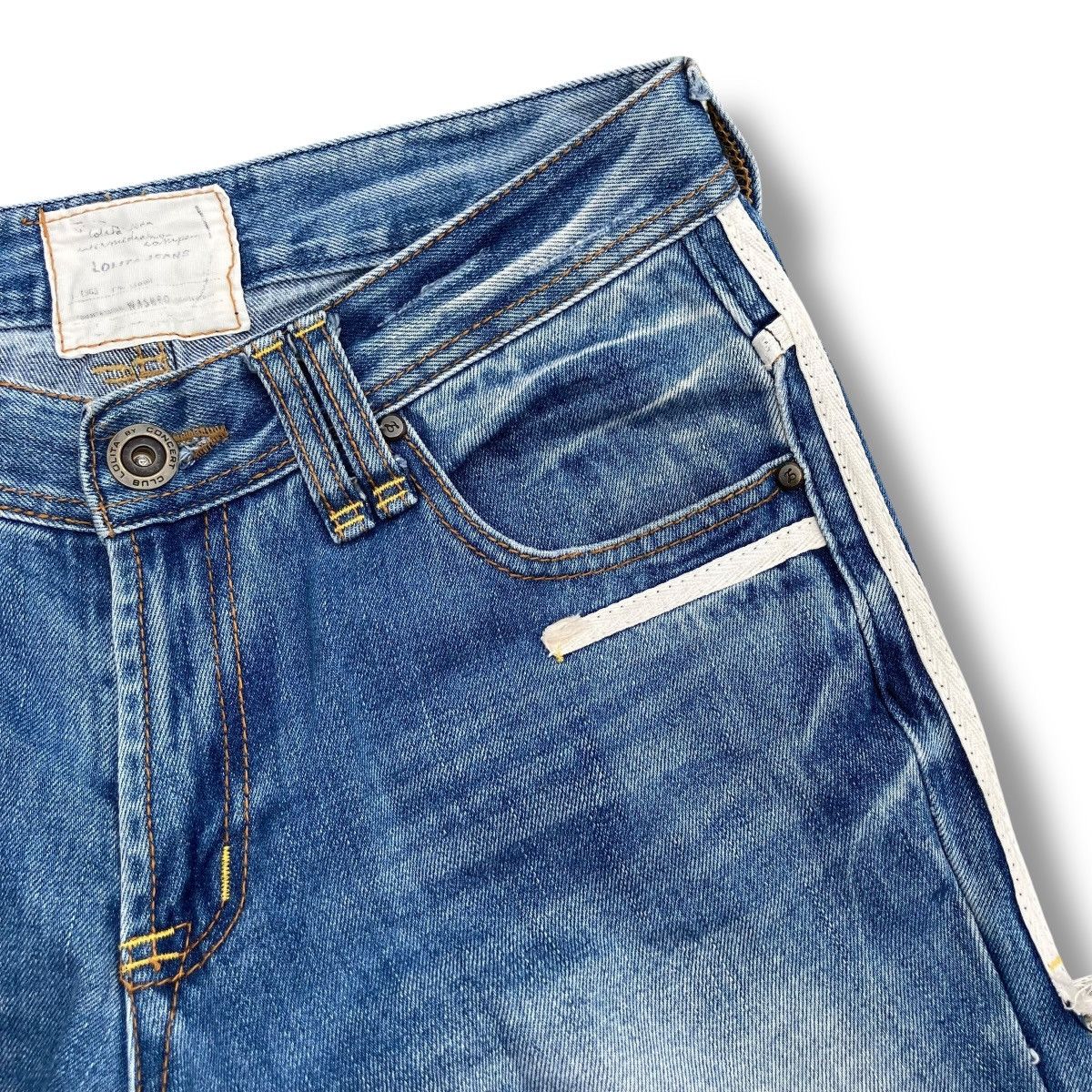 Hysteric Glamour 🇯🇵 YOSHITOMO NARA LOLITA WASHED DISTRESSED DENIM PANTS Size 32" / US 10 / IT 46 - 8 Thumbnail
