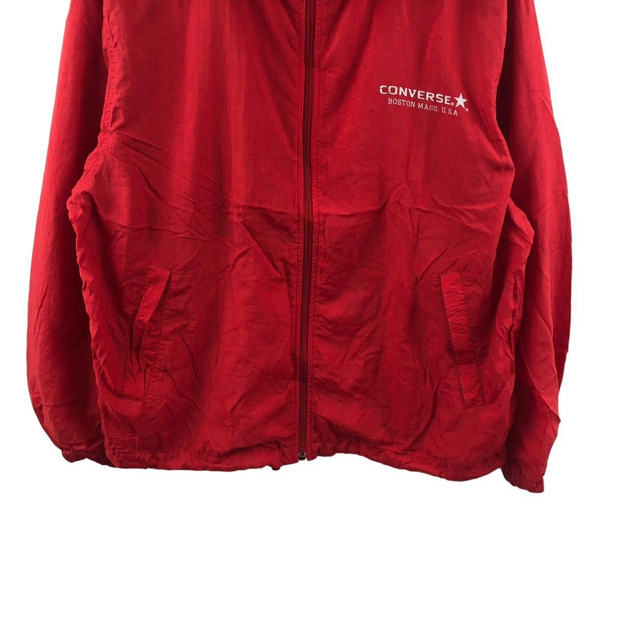 Converse CONVERSE BOSTON USA All Star Red Hoodie Jacket Windbreaker Size L / US 10 / IT 46 - 4 Thumbnail