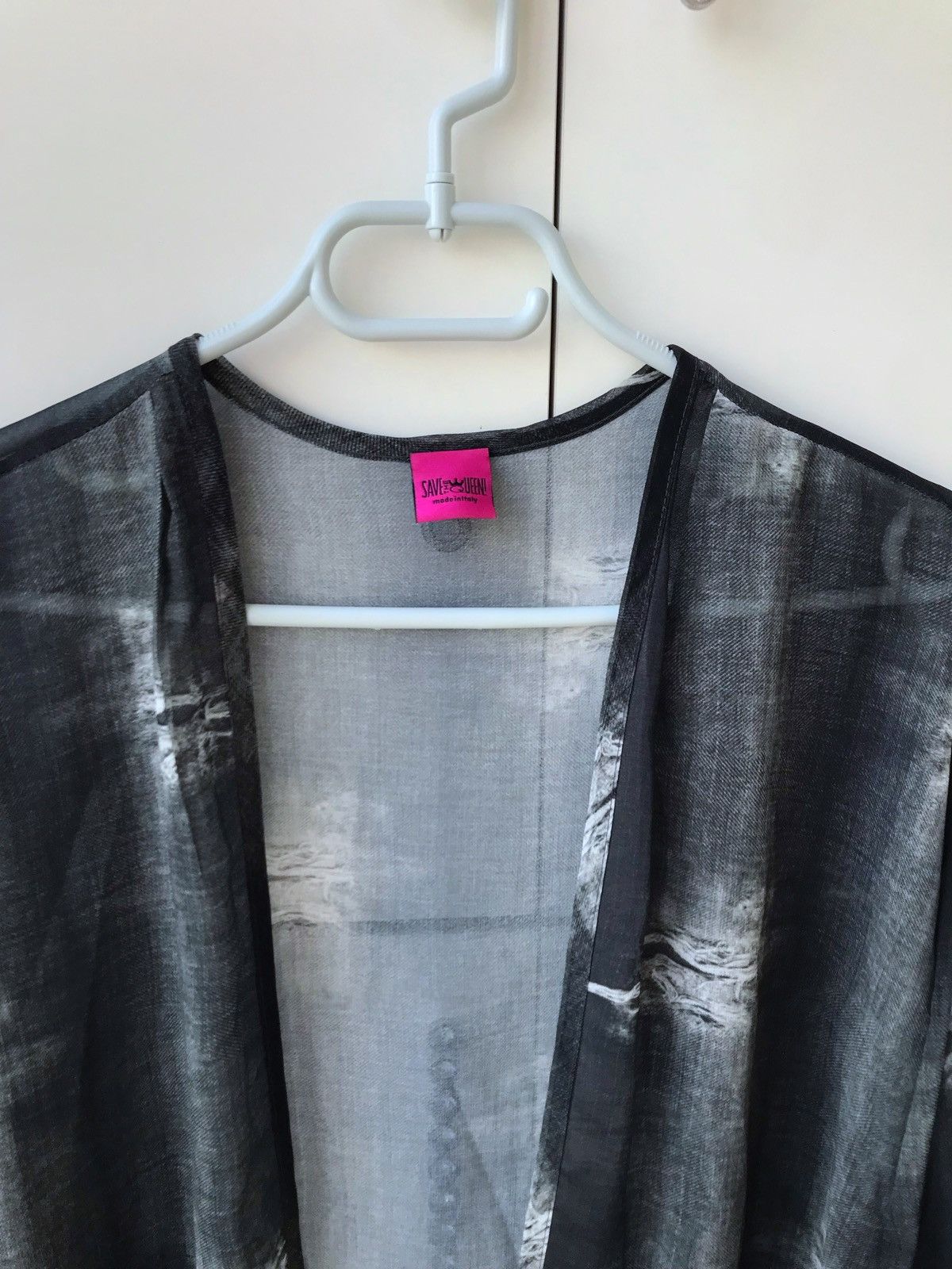 Japanese Brand RARE SAVE THE QUEEN MESH CARDIGAN Size S / US 4 / IT 40 - 3 Thumbnail