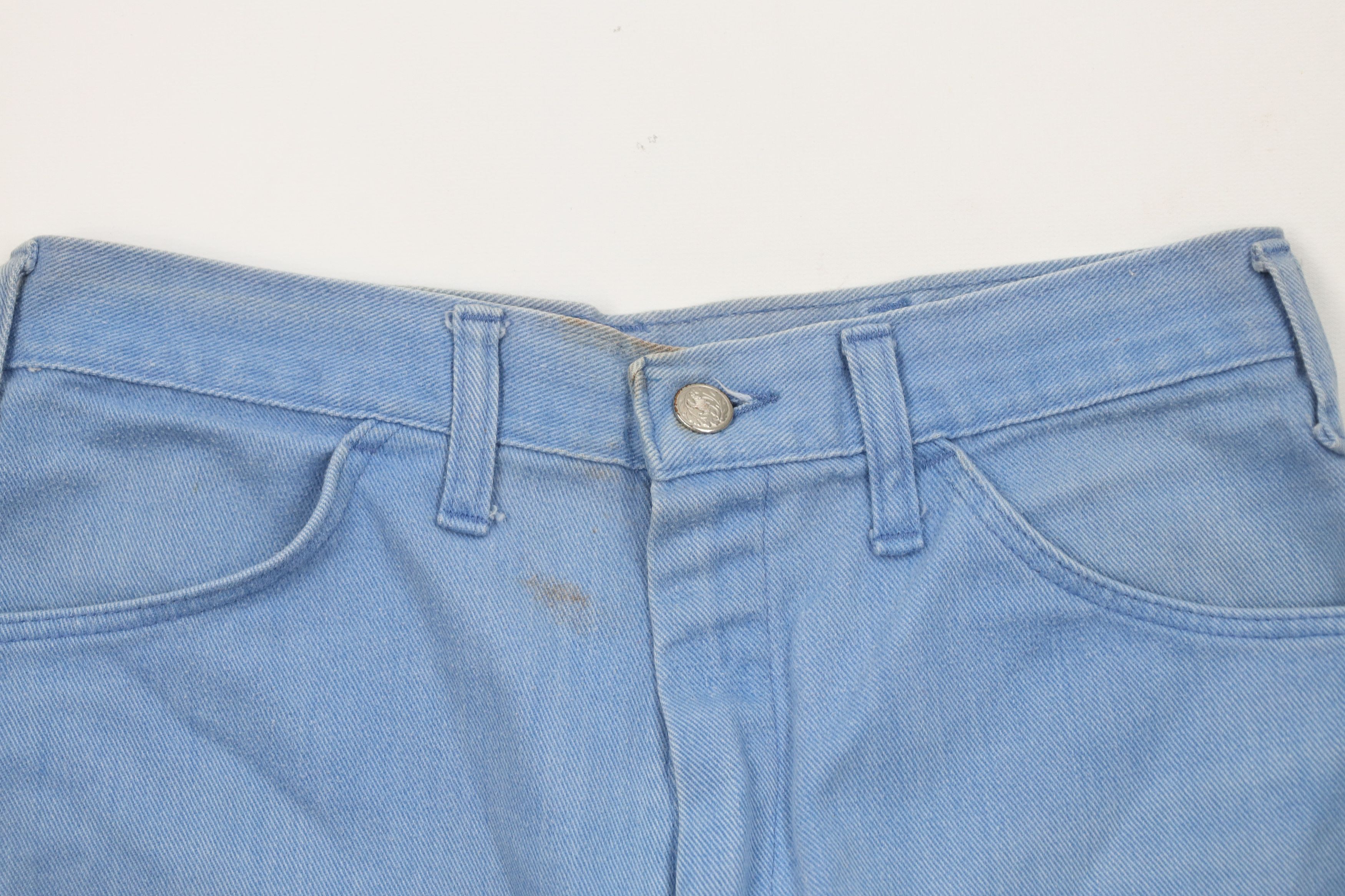 Vintage Vintage 70s Streetwear Denim Jean Short Shorts Blue USA Size US 28 / EU 44 - 2 Thumbnail