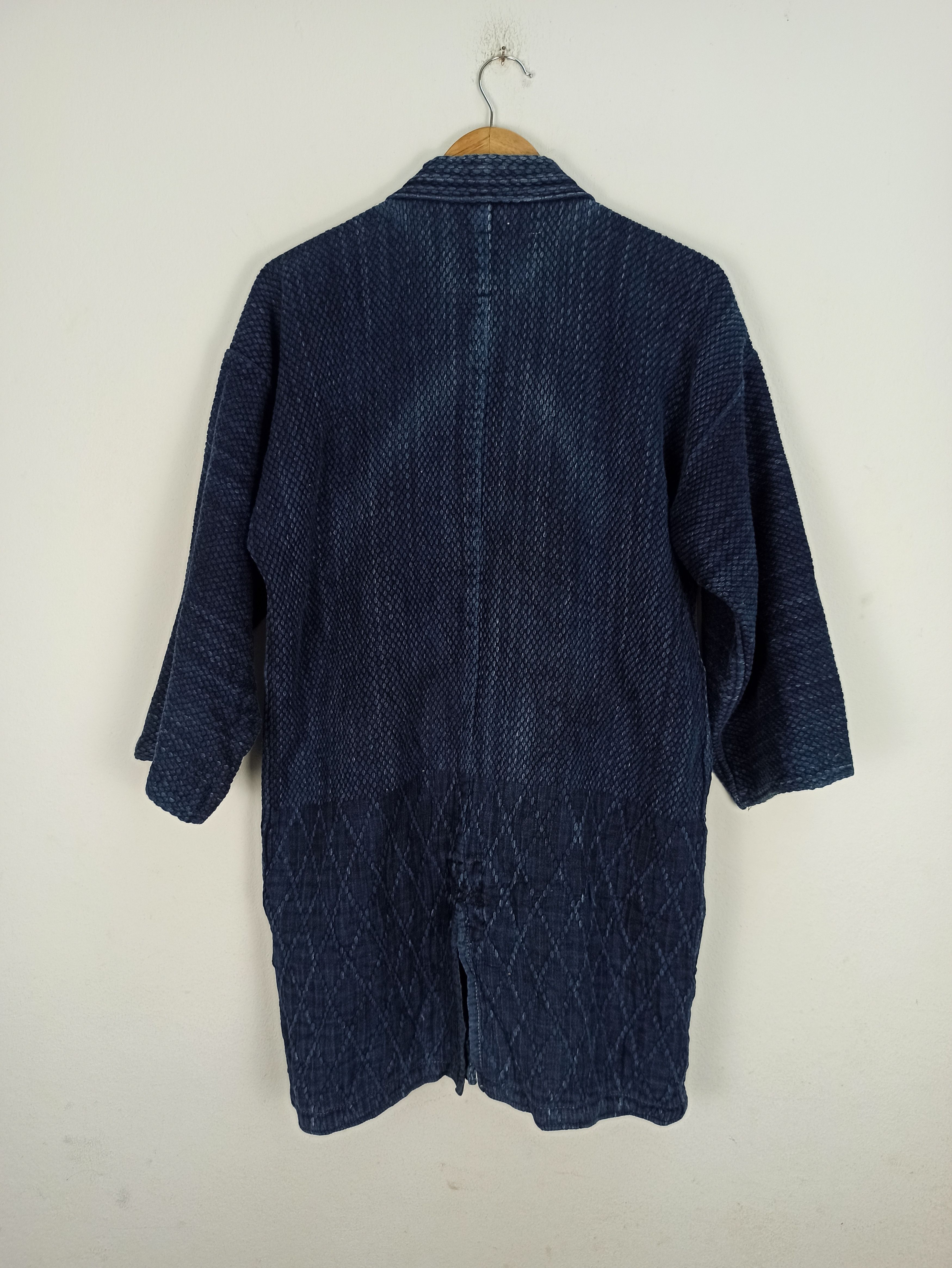 Indigo 90s Kendo Kimono Indigo Blue Special Utility Goods Japan Size US XL / EU 56 / 4 - 4 Thumbnail