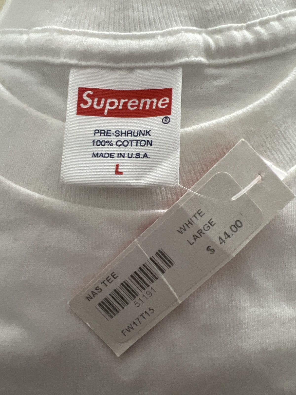 Supreme Supreme NAS TEE Size US L / EU 52-54 / 3 - 6 Thumbnail