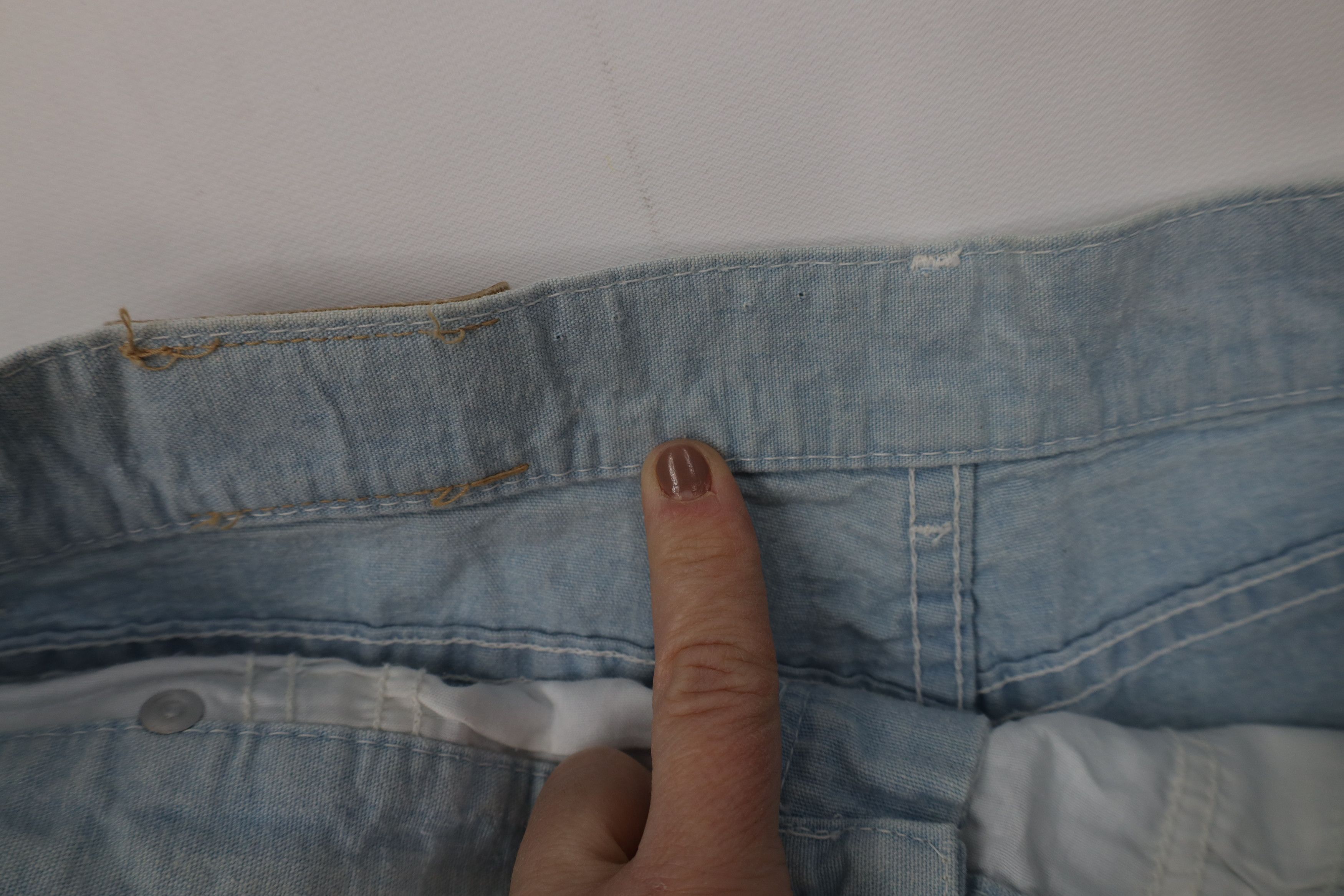 Lee Vintage 70s 80s Lee Relaxed Tapered Leg Jeans Blue USA Size 38" / US 16 / IT 52 - 9 Thumbnail