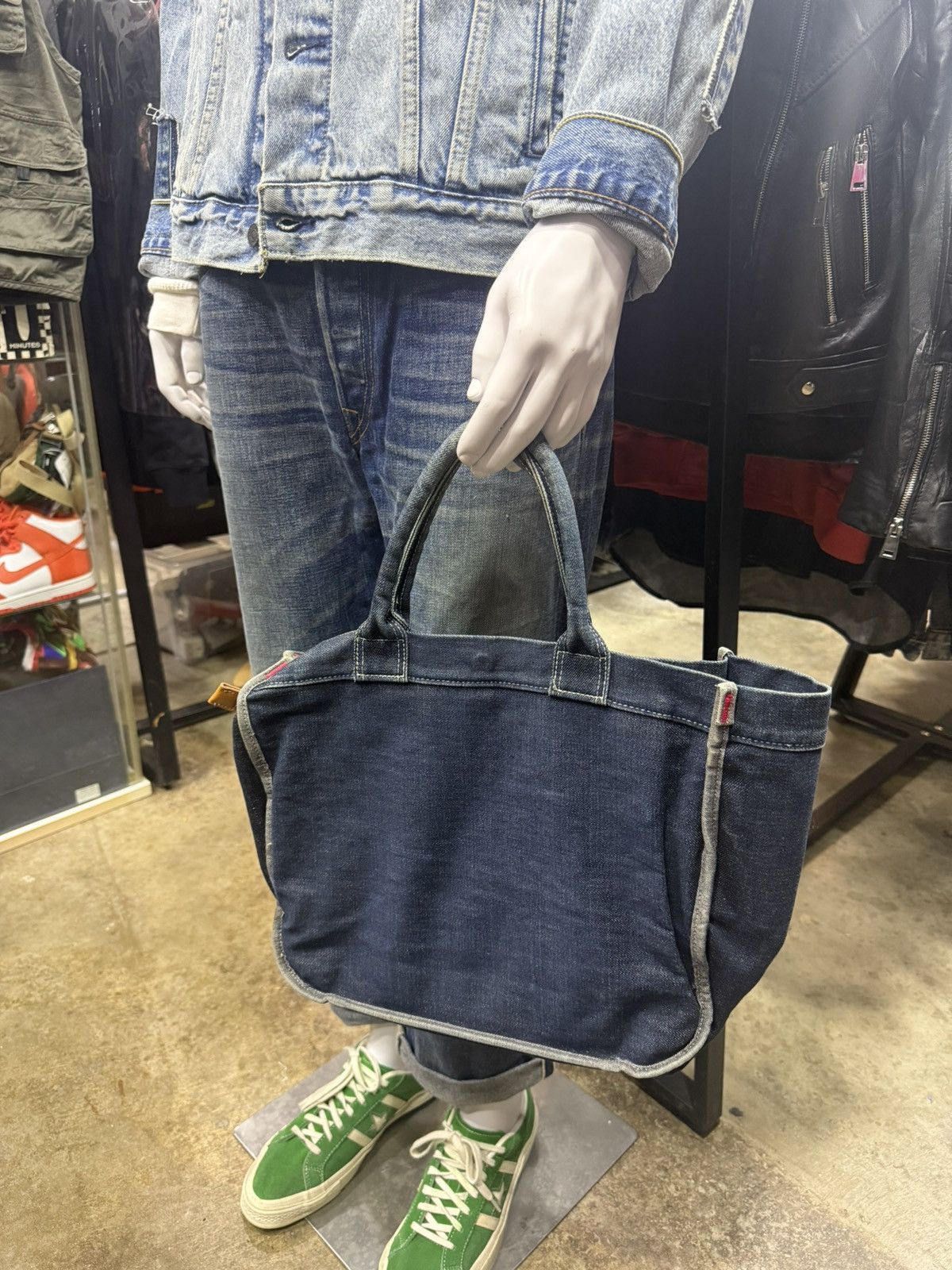 Japanese Brand × Yohji Yamamoto Yohji Yamamoto Y’saccs denim tote bag Size ONE SIZE - 1 Thumbnail