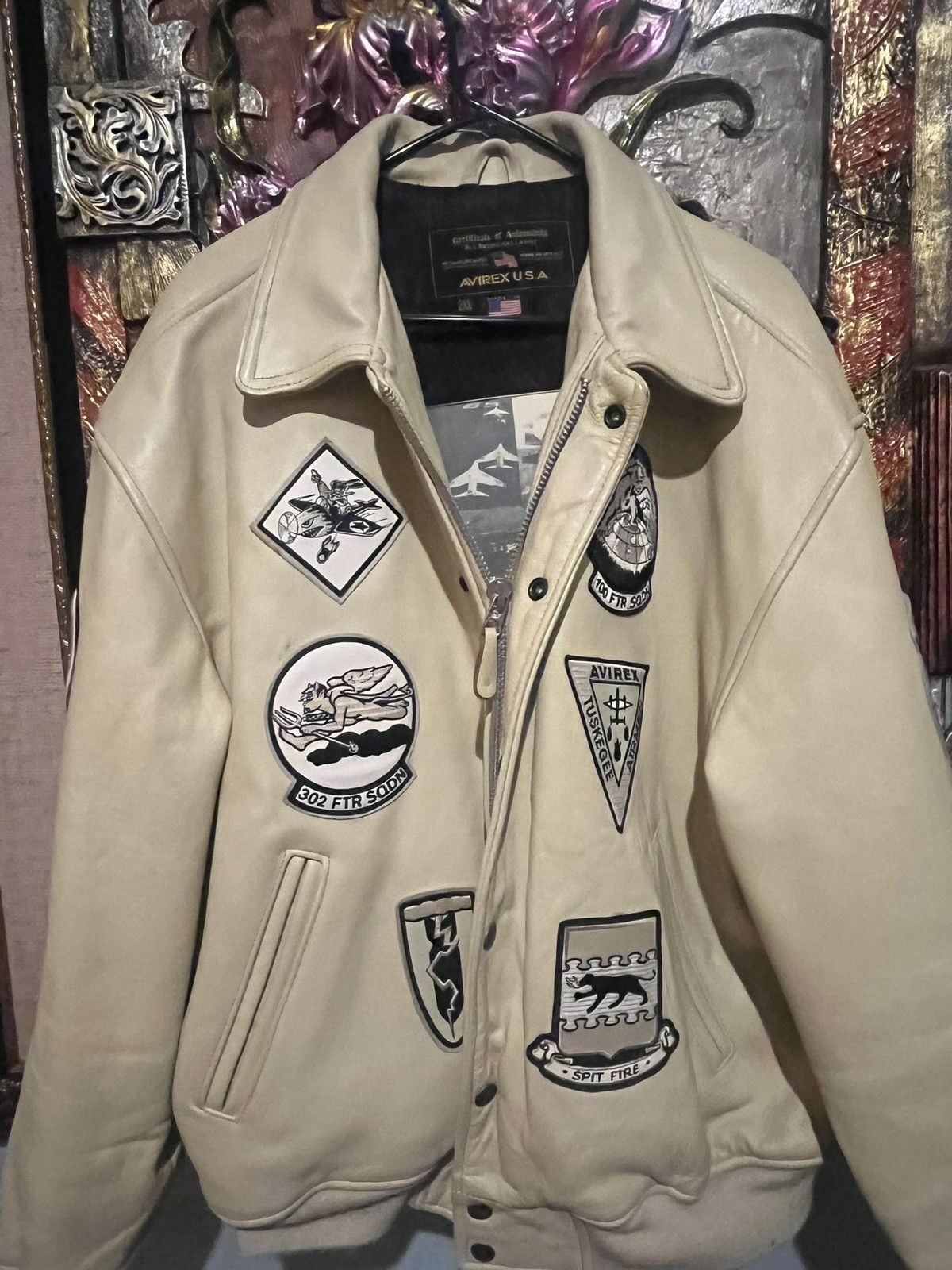 Avirex Avirex Vintage Leather Jacket Size US XXL / EU 58 / 5 - 1 Thumbnail